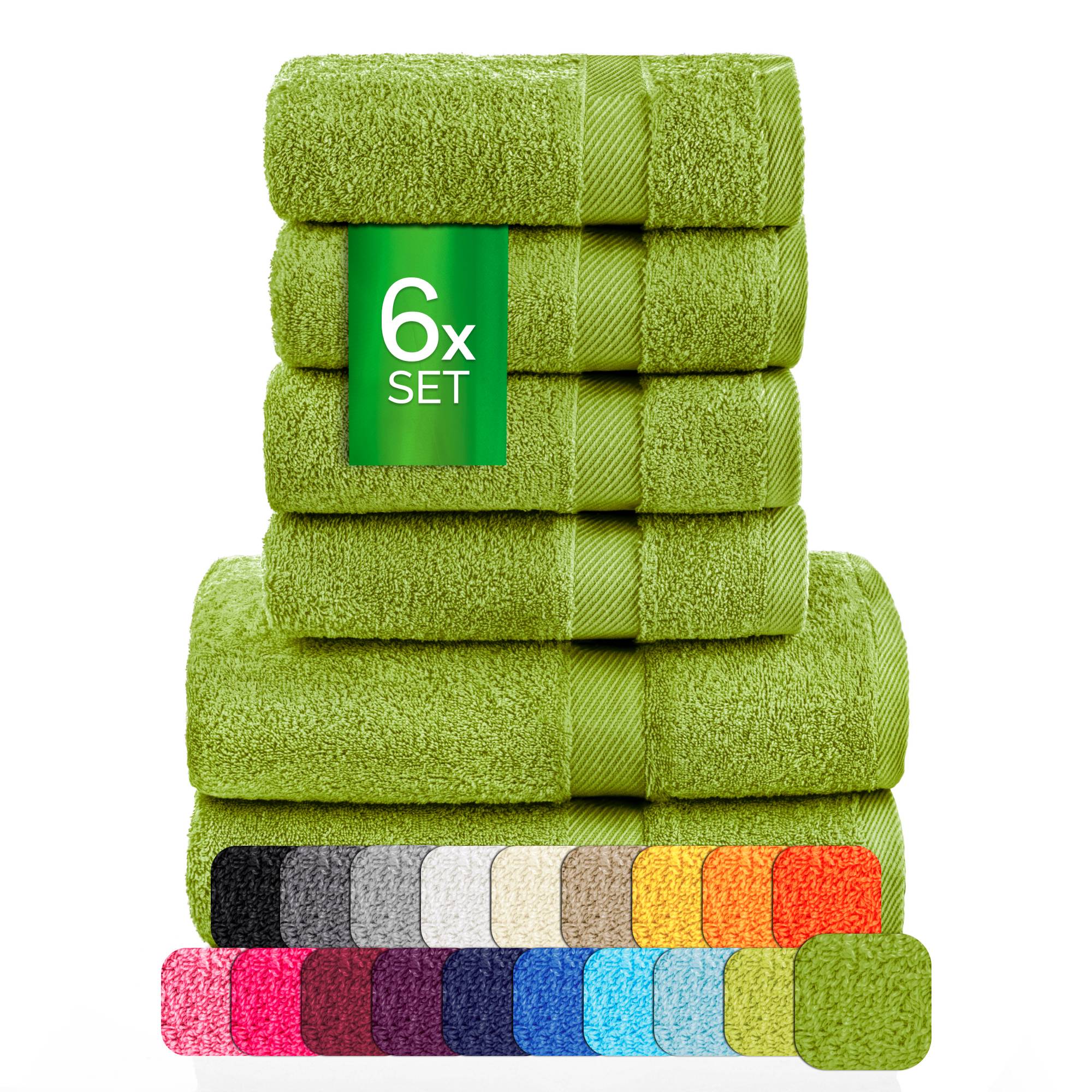 Handtücher Duschtücher Set - etérea Carli 6er Set 100% Baumwolle - Soft & Weich - Bild 27 von 78