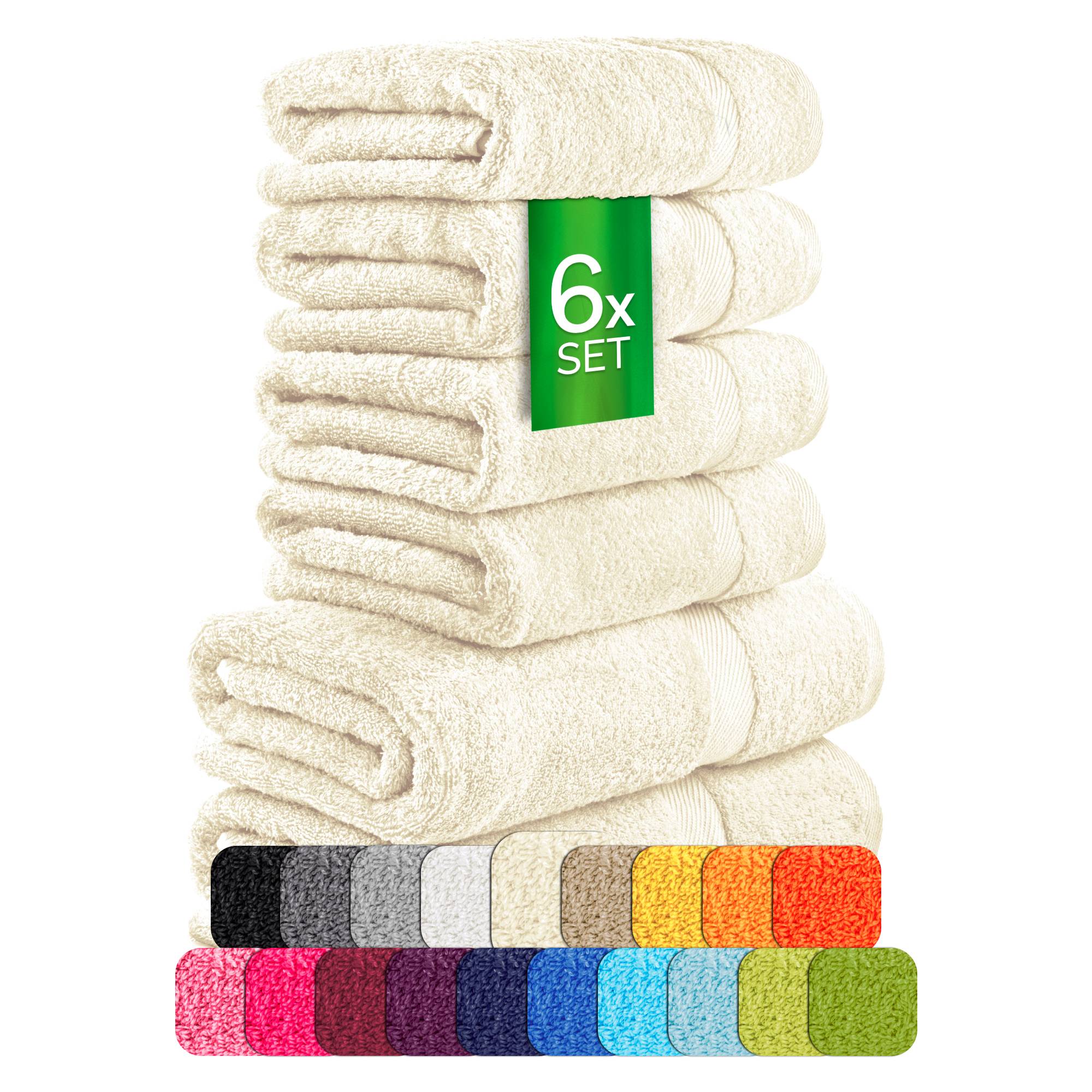 Handtücher Duschtücher Set - etérea Carli 6er Set 100% Baumwolle - Soft & Weich - Bild 38 von 78