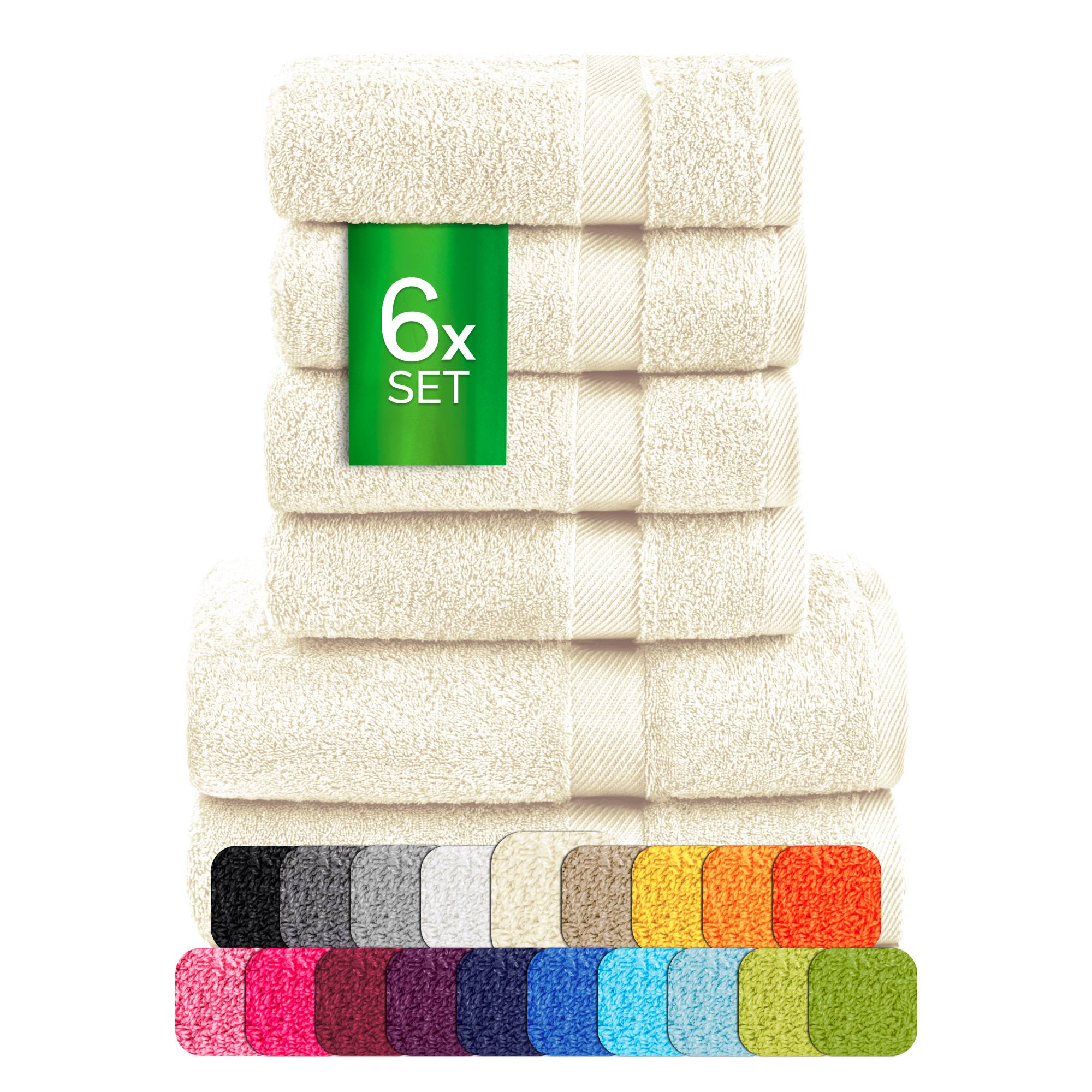 Handtücher Duschtücher Set - etérea Carli 6er Set 100% Baumwolle - Soft & Weich - Bild 39 von 78