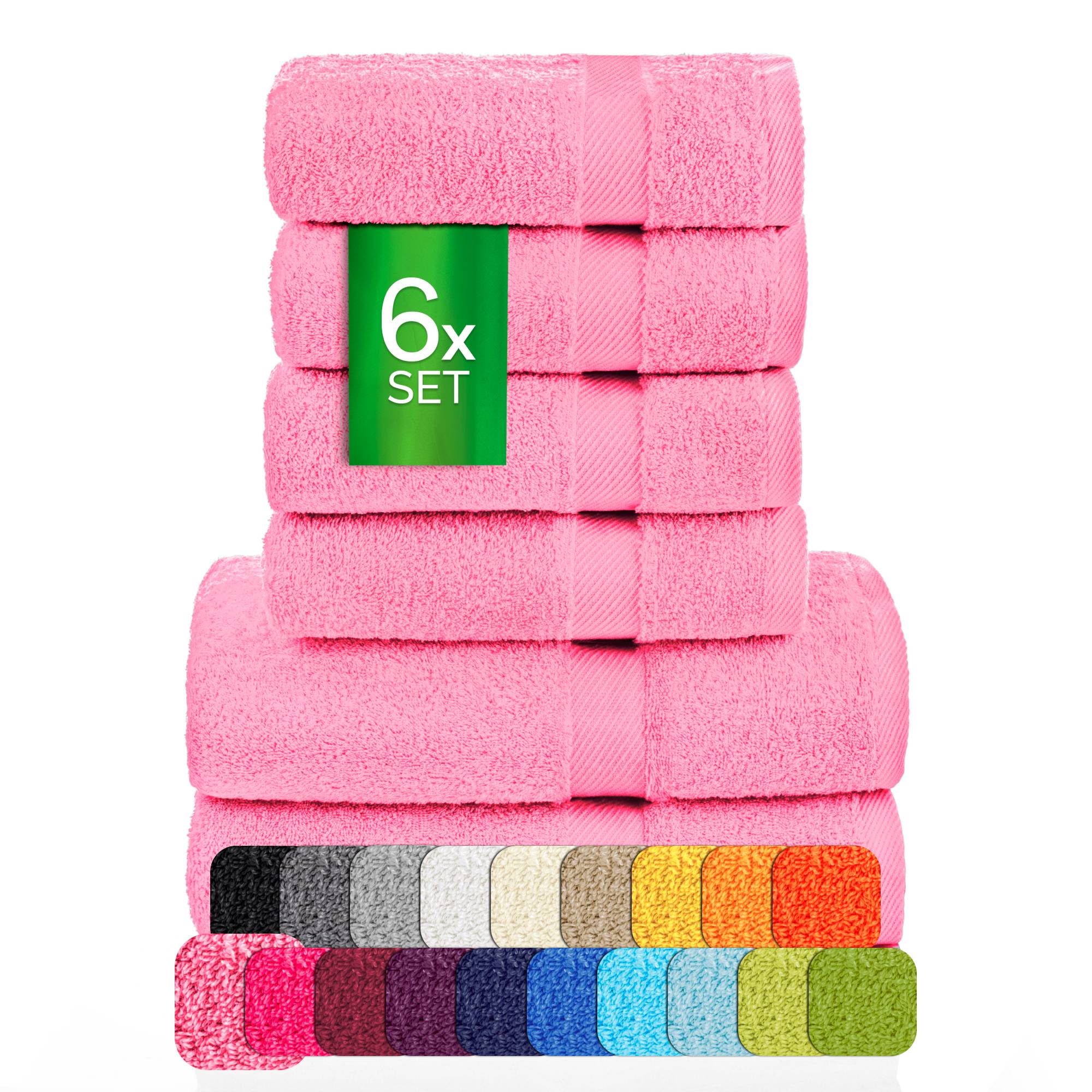 Handtücher Duschtücher Set - etérea Carli 6er Set 100% Baumwolle - Soft & Weich - Bild 45 von 78