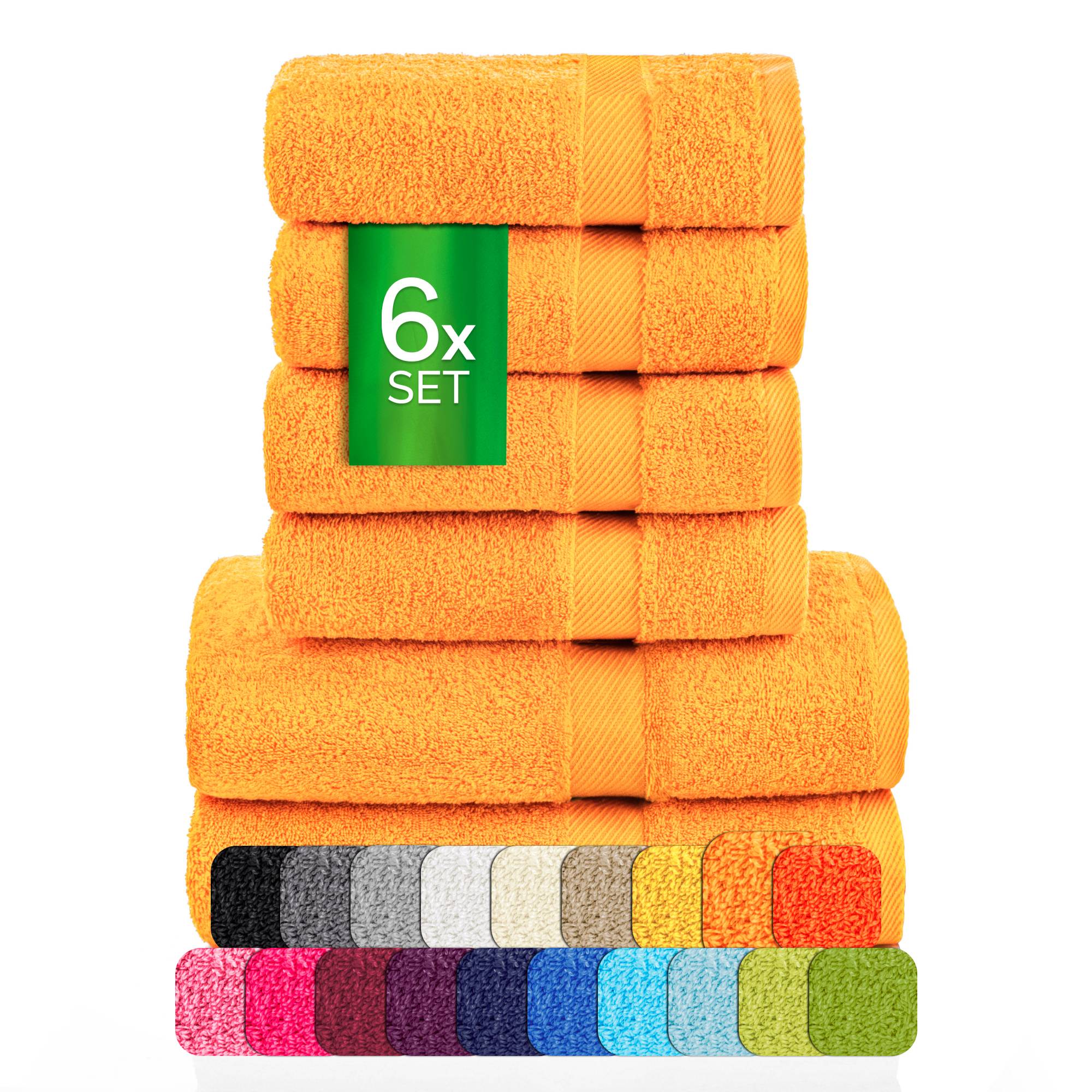 Handtücher Duschtücher Set - etérea Carli 6er Set 100% Baumwolle - Soft & Weich - Bild 51 von 78