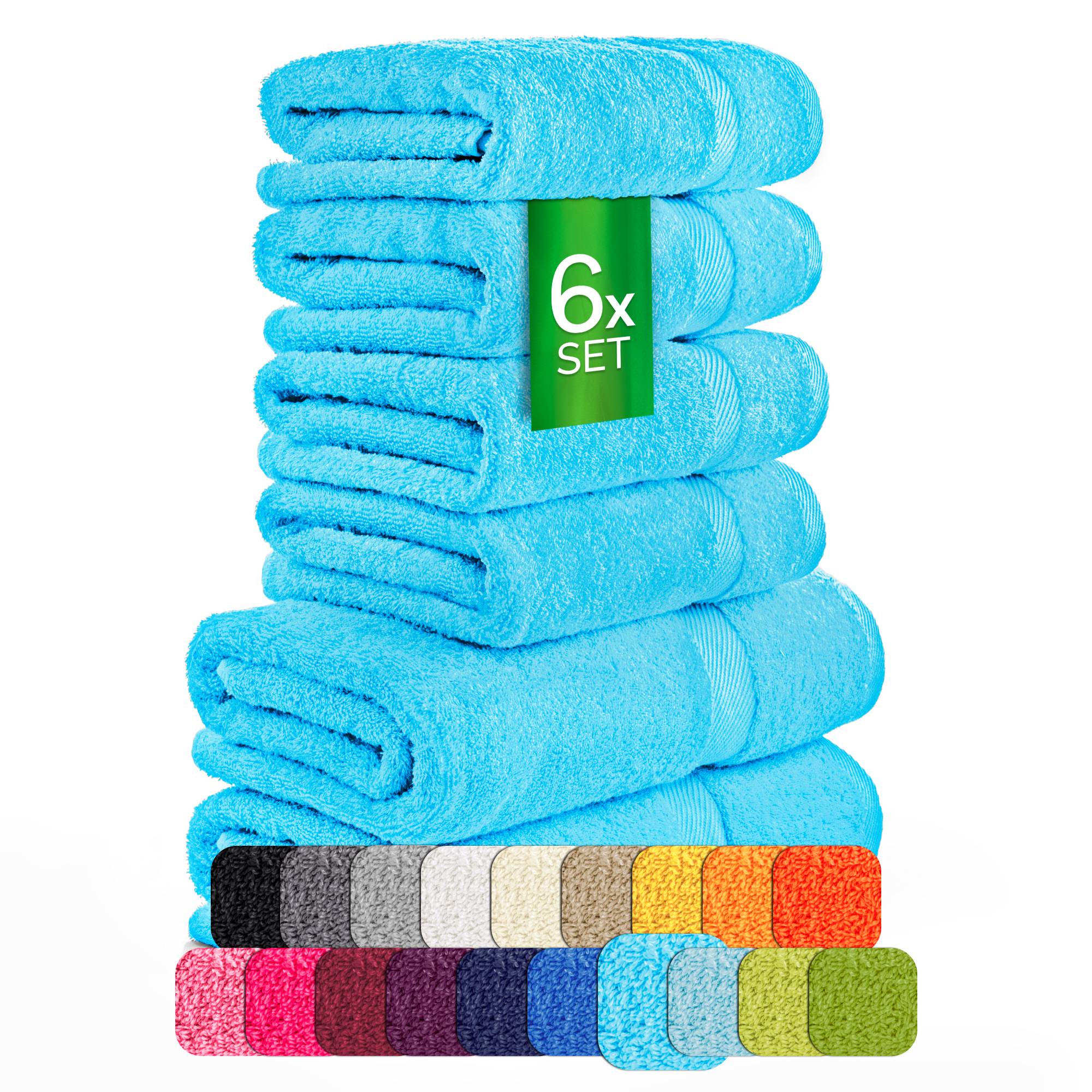 Handtücher Duschtücher Set - etérea Carli 6er Set 100% Baumwolle - Soft & Weich - Bild 67 von 78