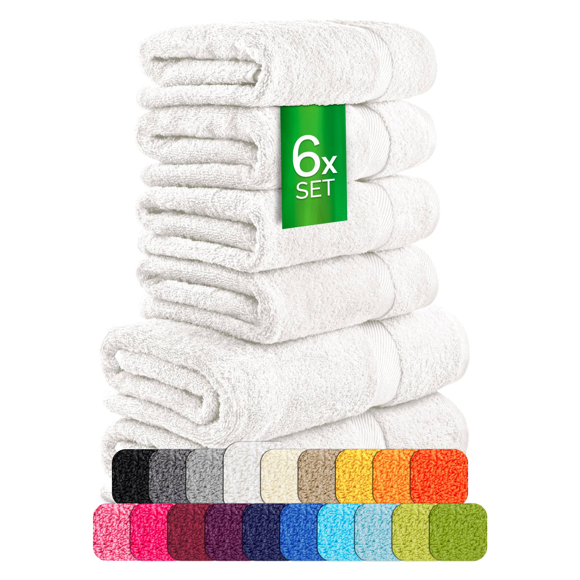 Handtücher Duschtücher Set - etérea Carli 6er Set 100% Baumwolle - Soft & Weich - Bild 73 von 78