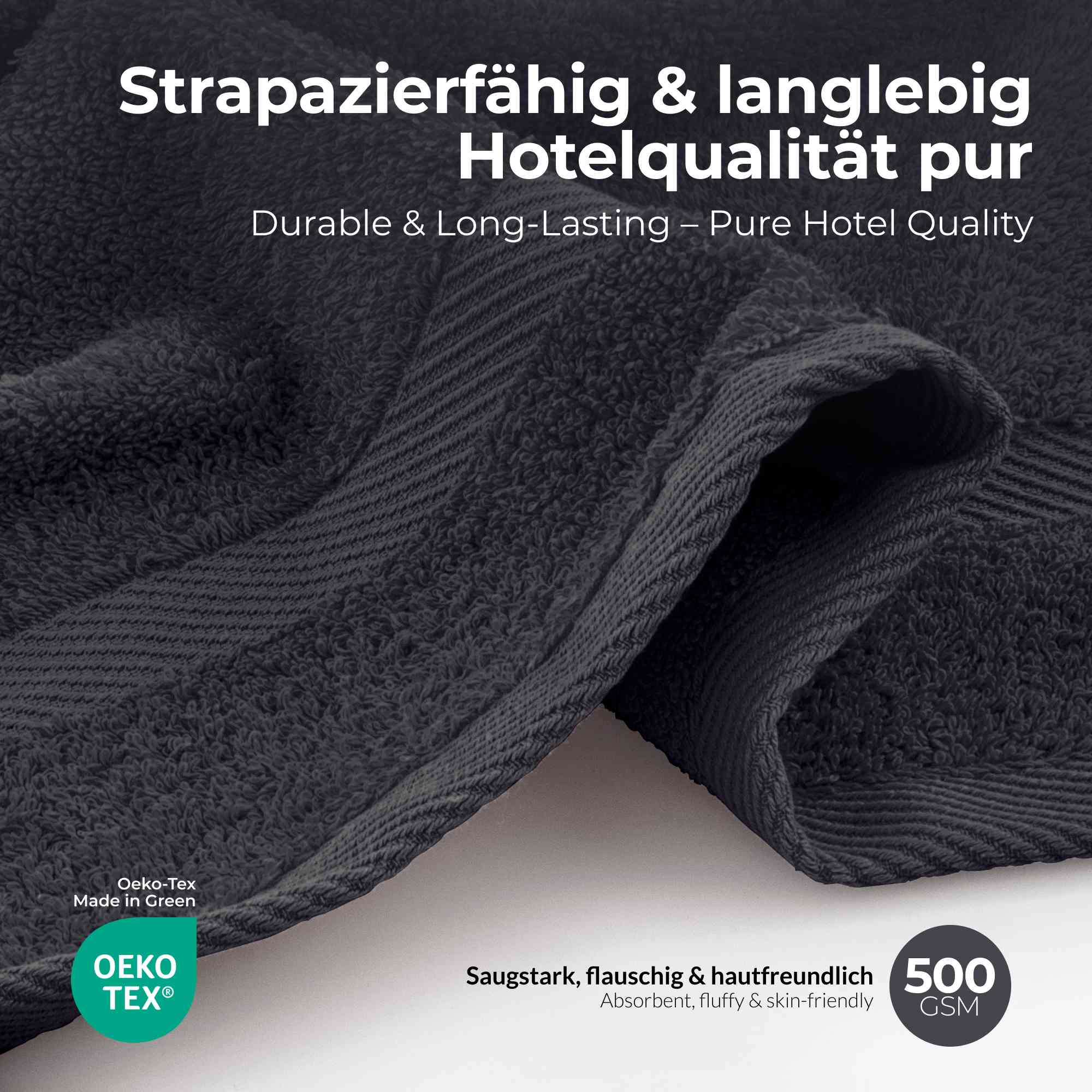 Handtücher Duschtücher Set - etérea Carli 6er Set 100% Baumwolle - Soft & Weich - Bild 12 von 78