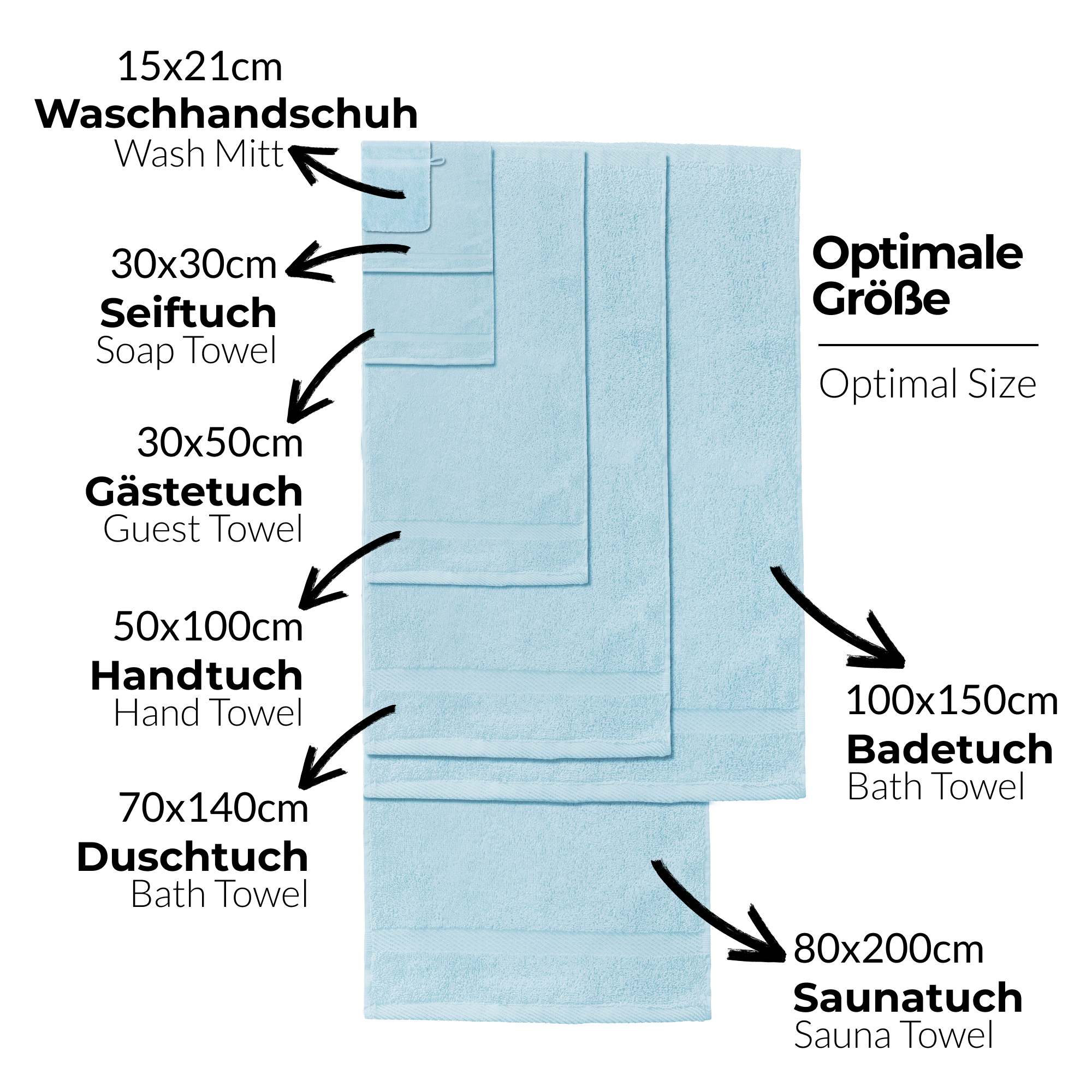 Handtücher Duschtücher Set - etérea Carli 6er Set 100% Baumwolle - Soft & Weich - Bild 25 von 78