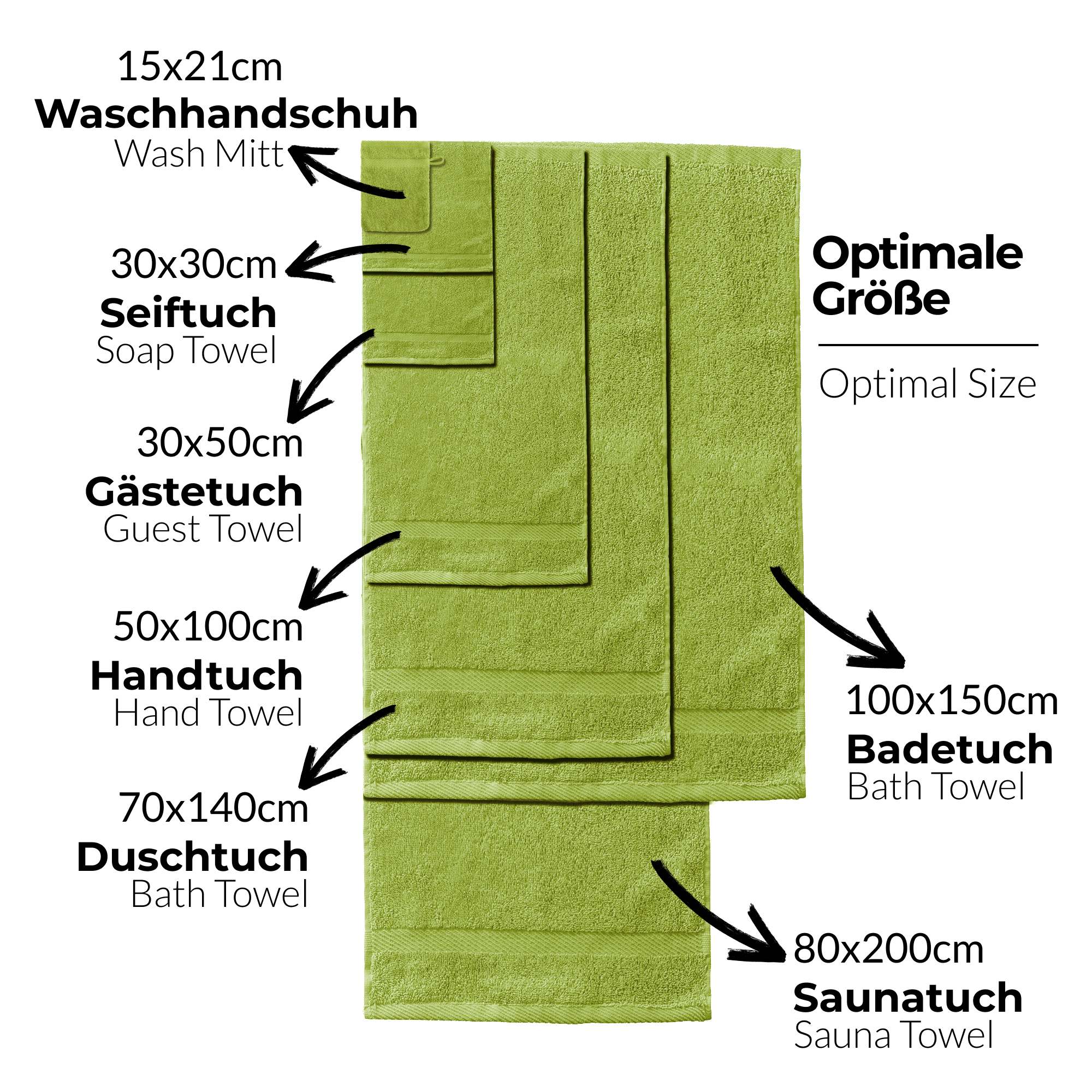 Handtücher Duschtücher Set - etérea Carli 6er Set 100% Baumwolle - Soft & Weich - Bild 31 von 78