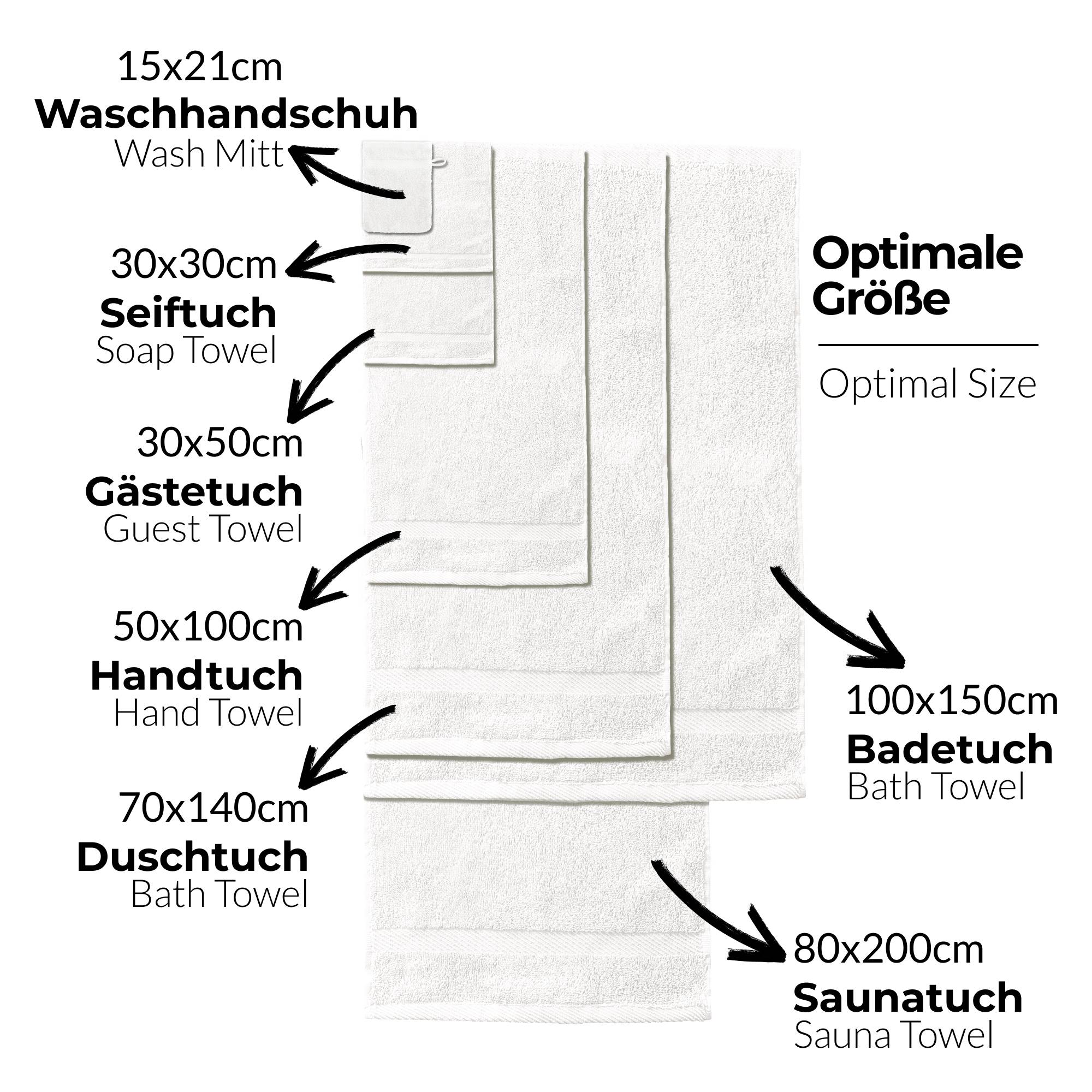 etérea Handtuch Serie Carli - Hand & Duschtücher aus 100% Baumwolle Soft & Weich - Bild 25 von 25