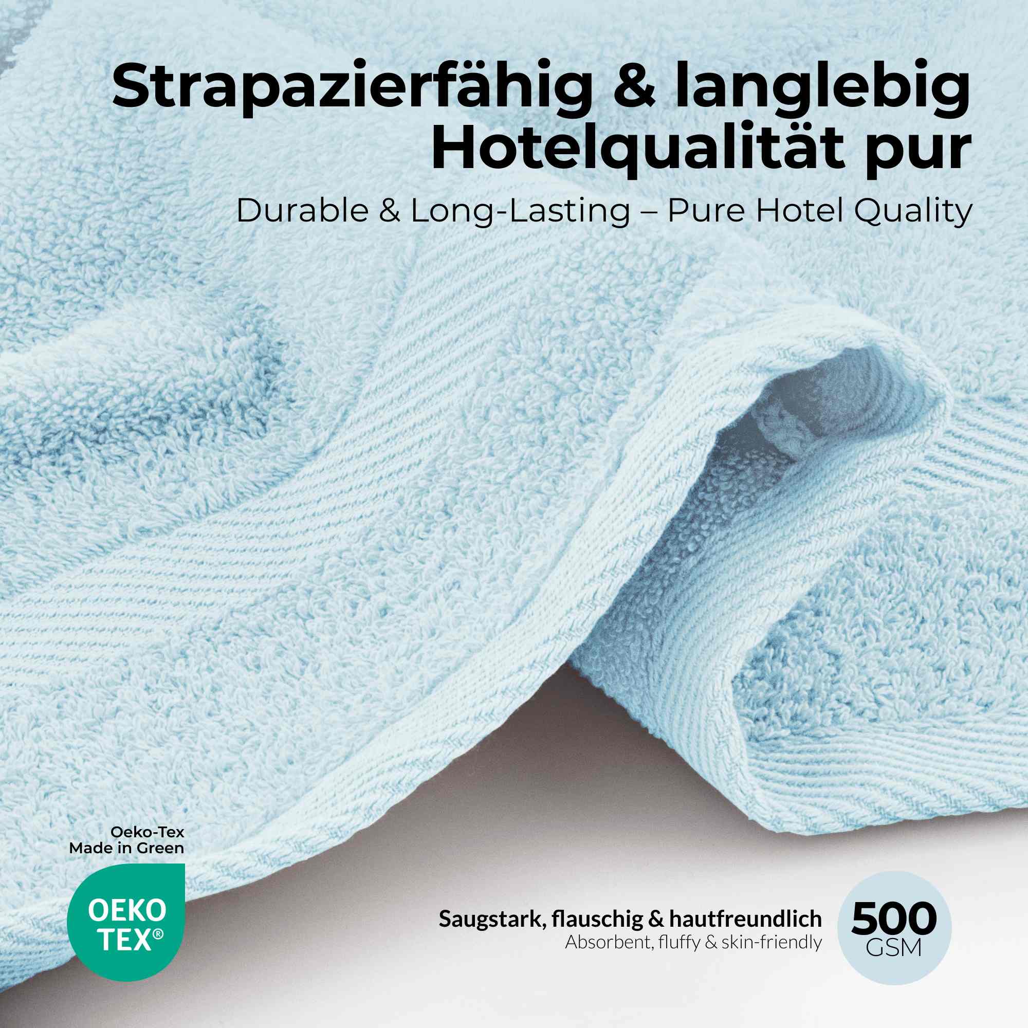 Handtücher Duschtücher Set - etérea Carli 6er Set 100% Baumwolle - Soft & Weich - Bild 24 von 78