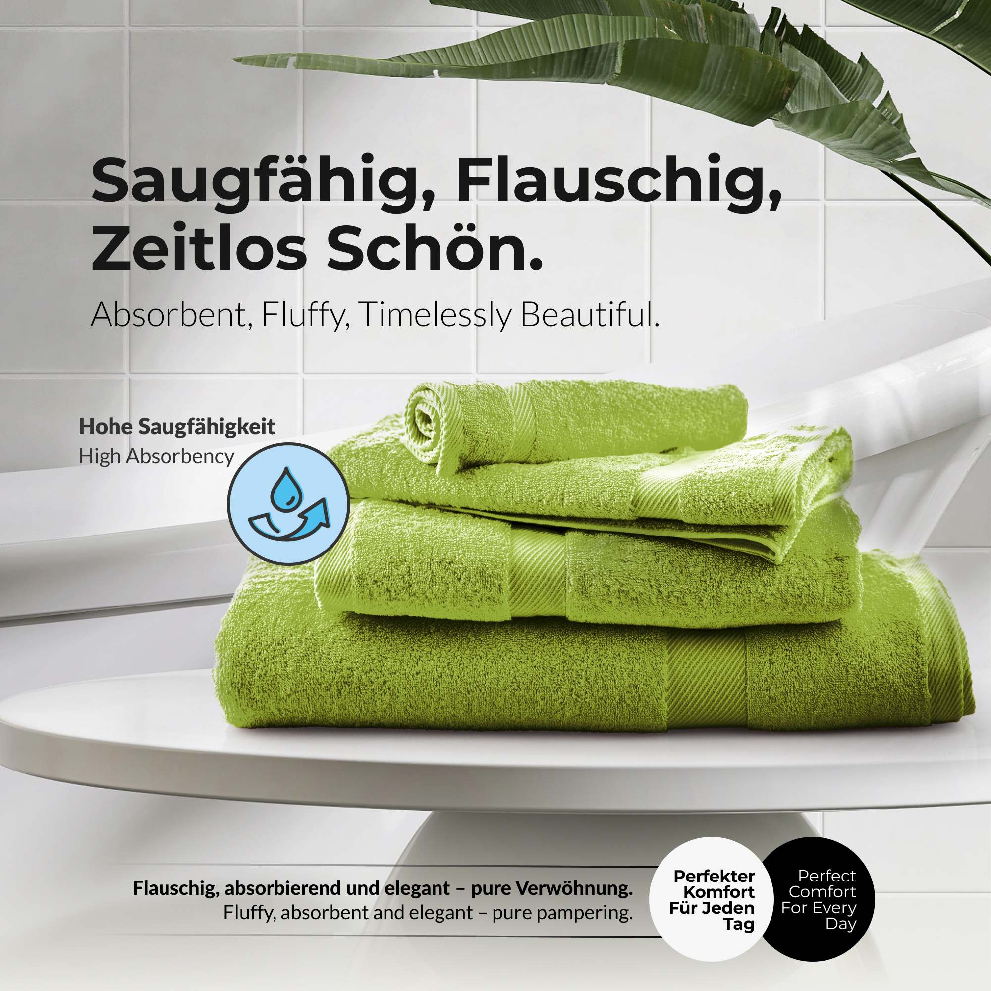 Handtücher Duschtücher Set - etérea Carli 6er Set 100% Baumwolle - Soft & Weich - Bild 29 von 78