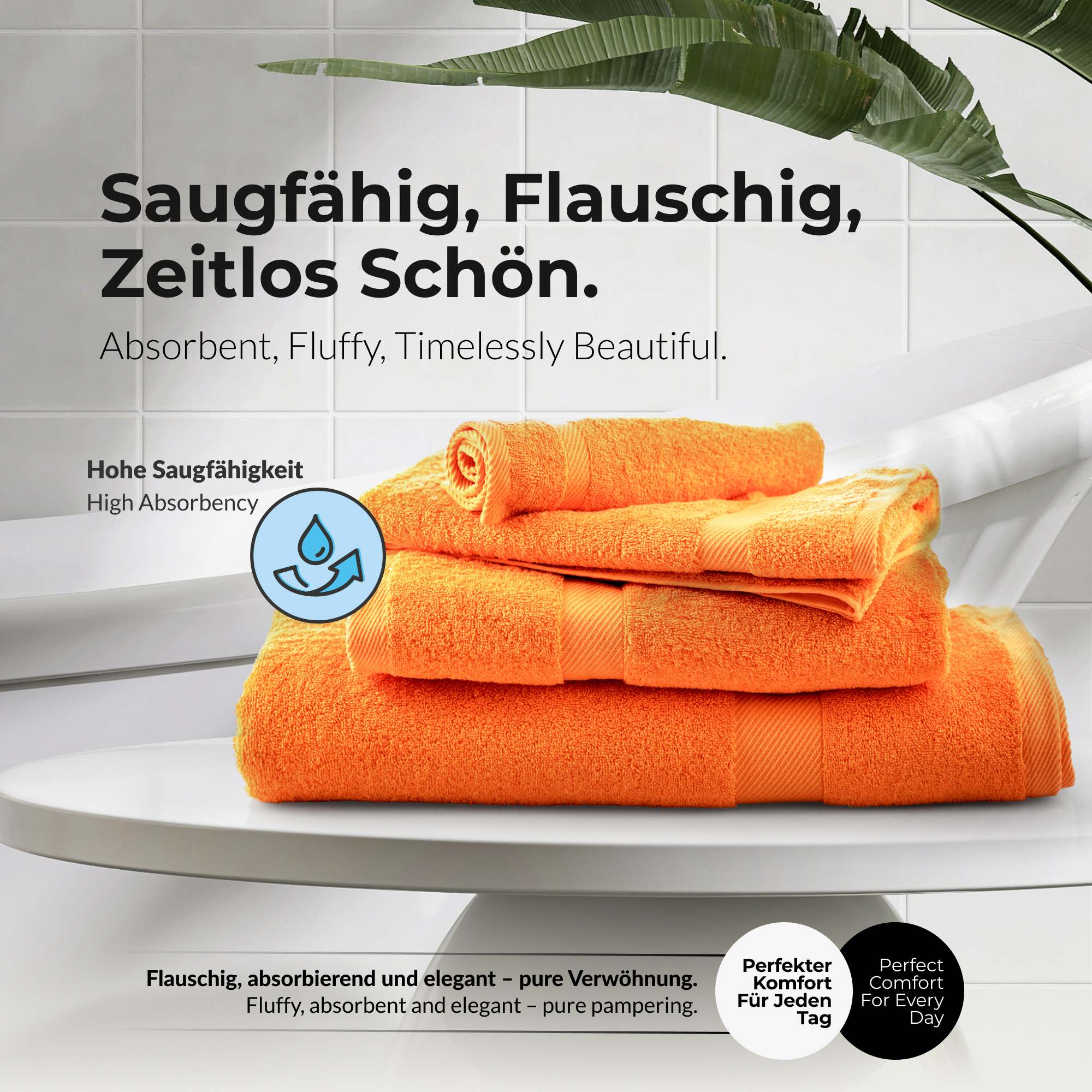etérea Handtuch Serie Carli - Hand & Duschtücher aus 100% Baumwolle Soft & Weich - Bild 11 von 25