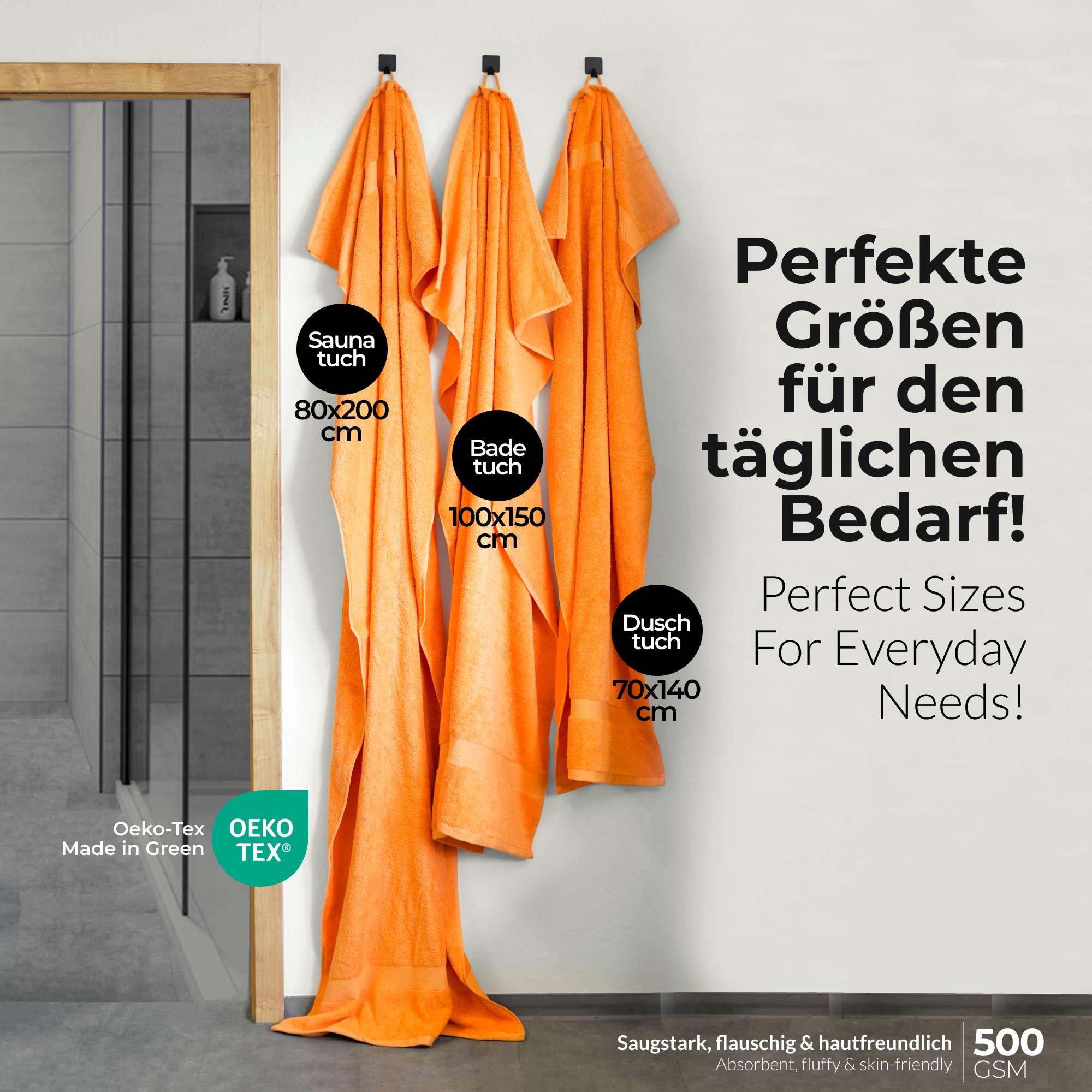 etérea Handtuch Serie Carli - Hand & Duschtücher aus 100% Baumwolle Soft & Weich - Bild 9 von 25