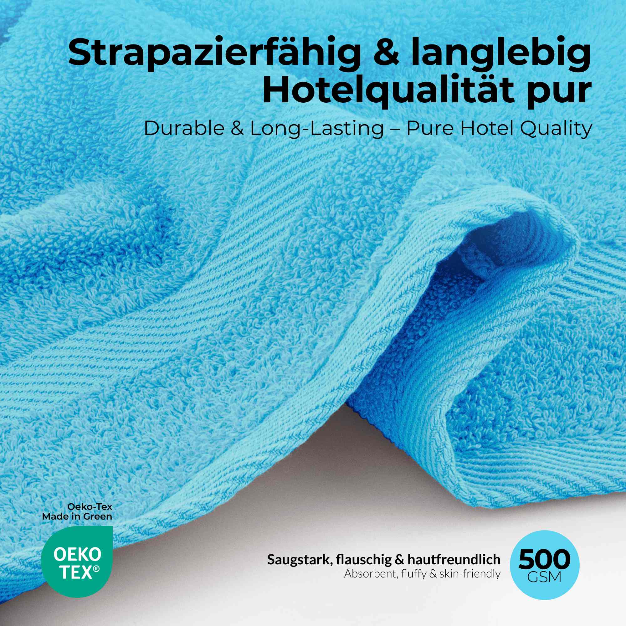 Handtücher Duschtücher Set - etérea Carli 6er Set 100% Baumwolle - Soft & Weich - Bild 71 von 78