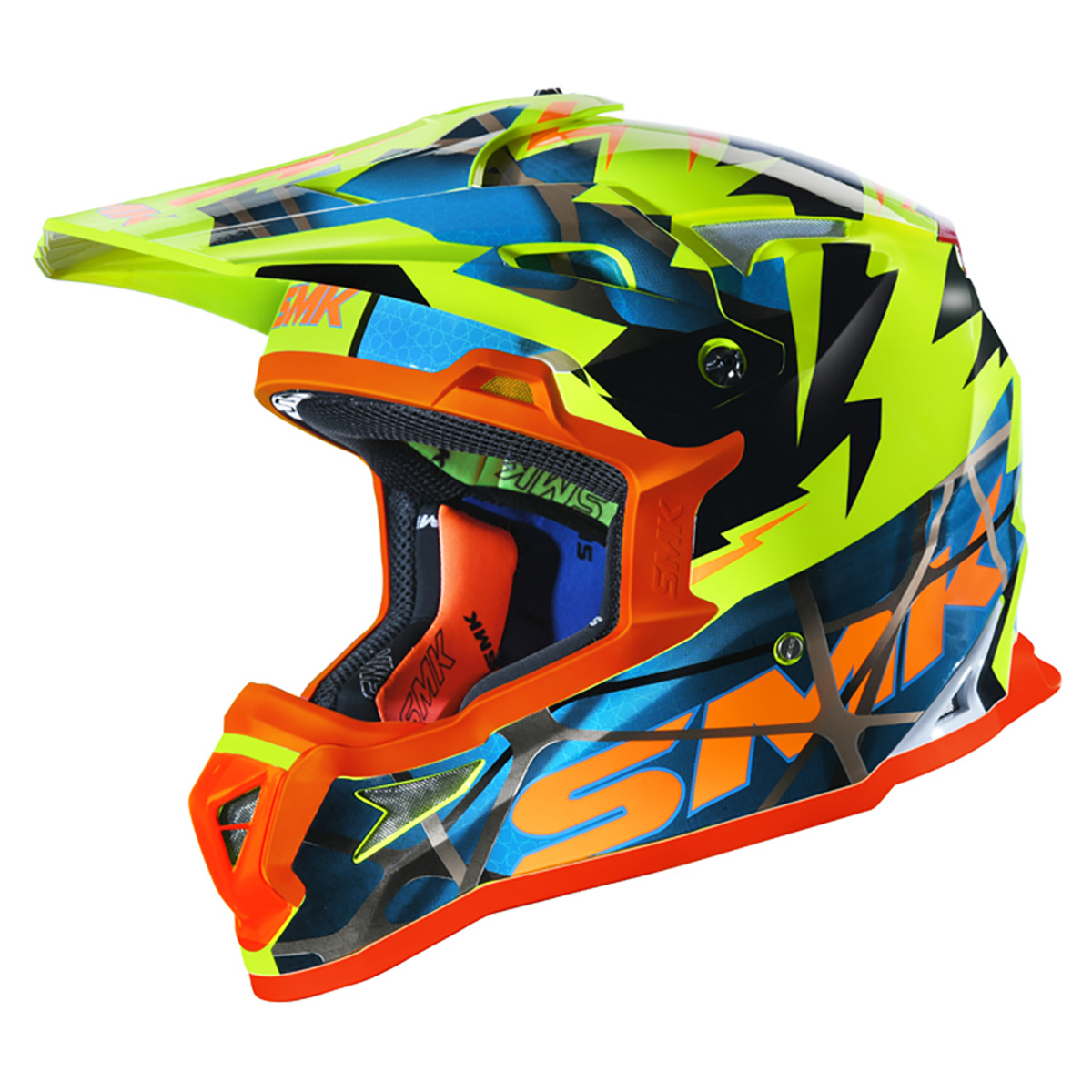 SMK Helmets Allterra Off Road Motorcycle Helmet - Picture 14 of 70