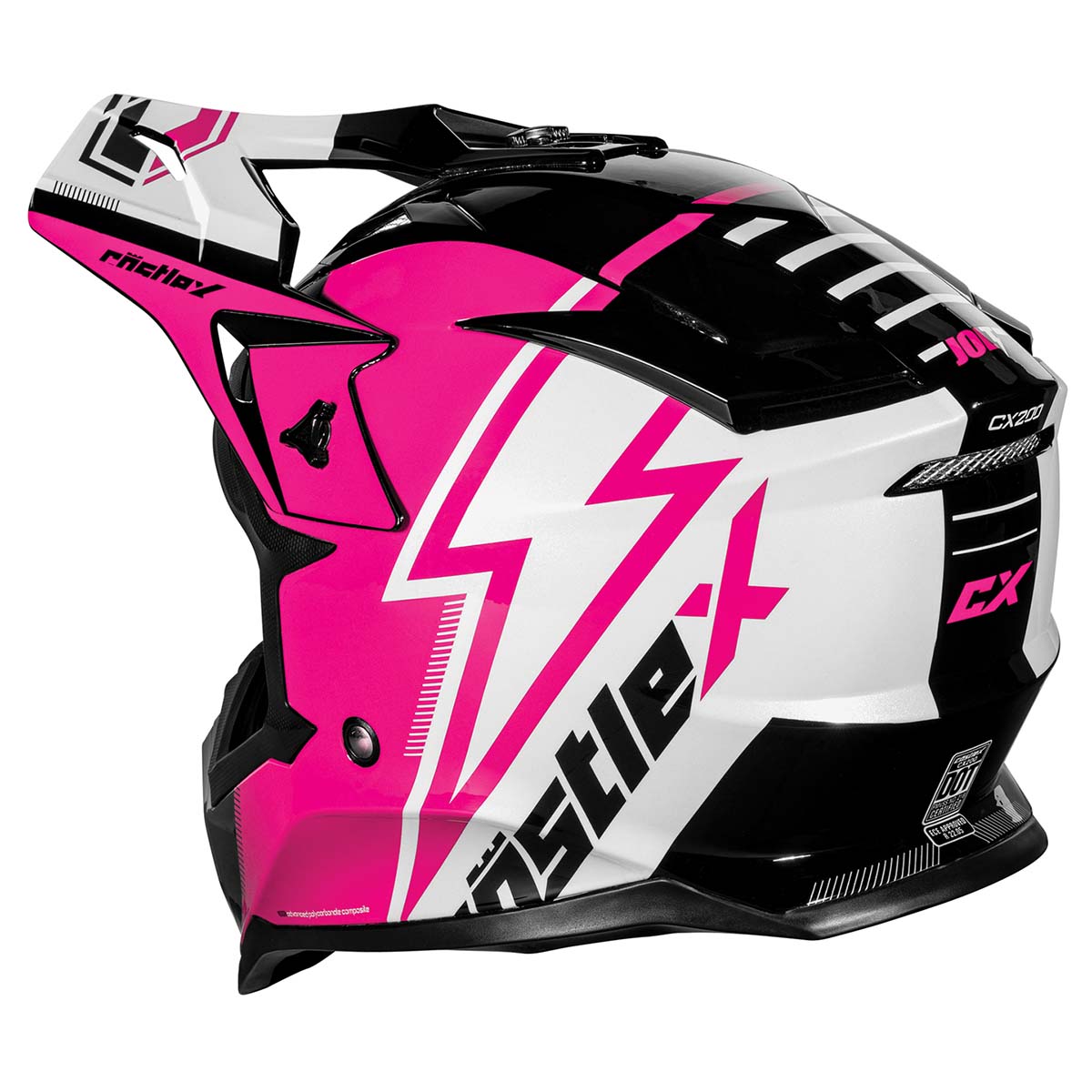 Castle X CX200 Jolt Moto Helmet - Picture 11 of 15