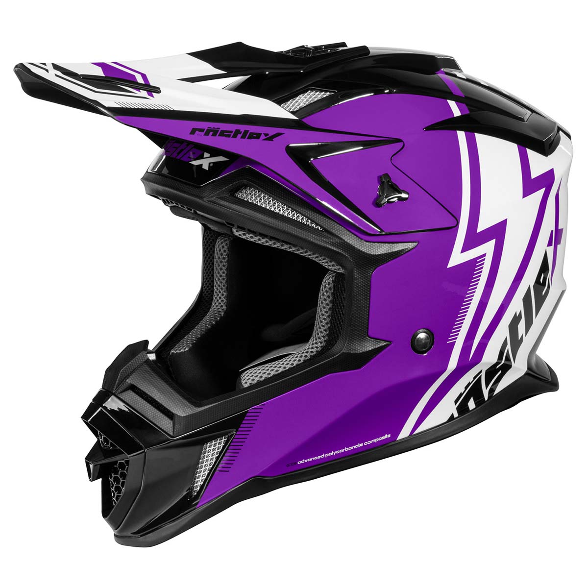 Castle X CX200 Jolt Moto Helmet - Picture 7 of 15