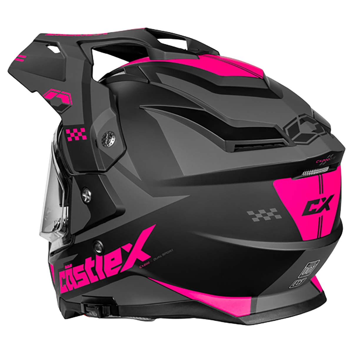 Castle X CX200 Dual Sport Wrath Helmet - Picture 9 of 15