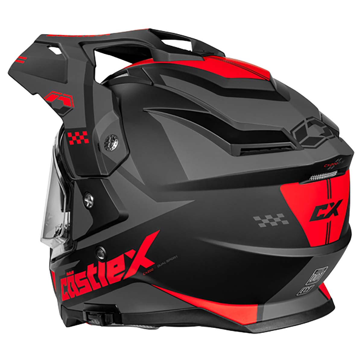 Castle X CX200 Dual Sport Wrath Helmet - Picture 11 of 15