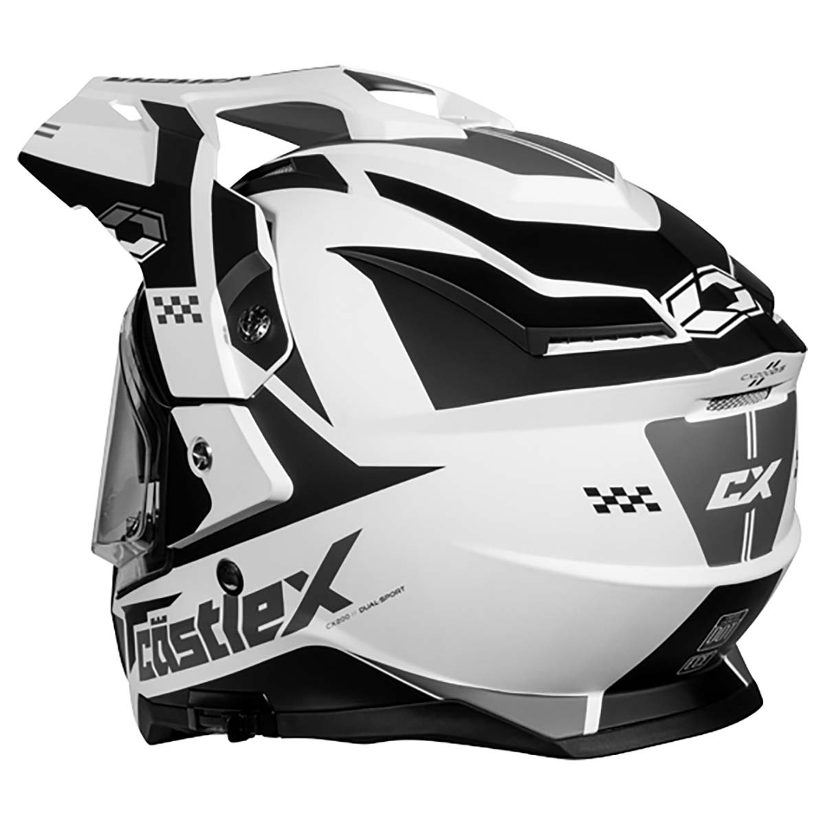 Castle X CX200 Dual Sport Wrath Helmet - Picture 14 of 15