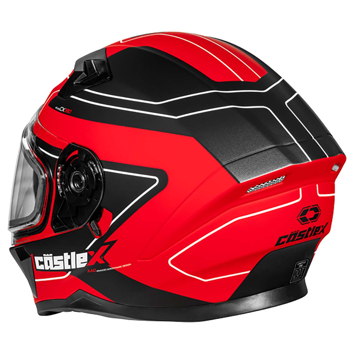 Castle X CX390 Atlas Motorcycle Helmet - Picture 8 of 12