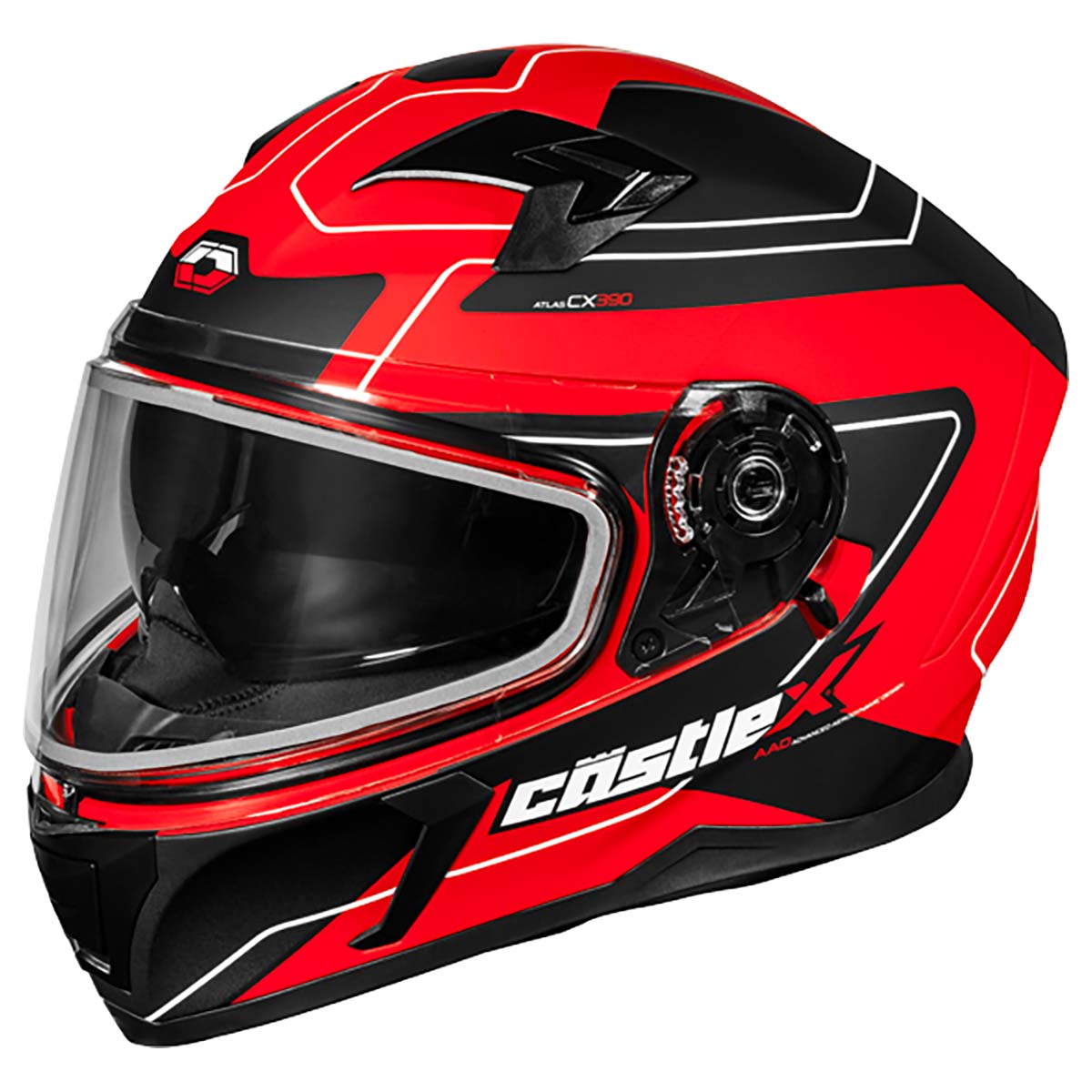 Castle X CX390 Atlas Full Face Snow Helmet - Picture 8 of 12