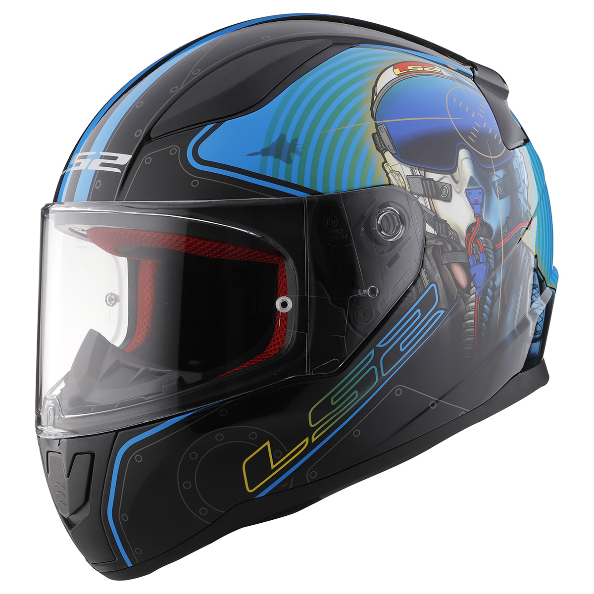 LS2 Helmets Full Face Rapid Street Helmet - Picture 8 of 15