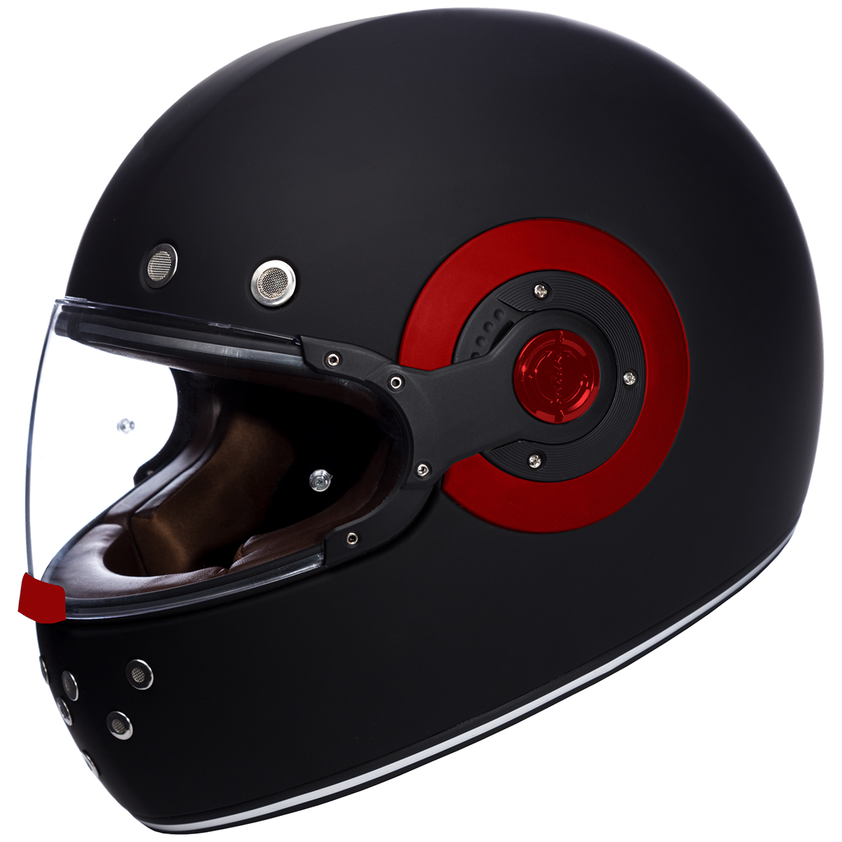 SMK Helmets Retro Full Face Motorcycle Helmet - Picture 9 of 27