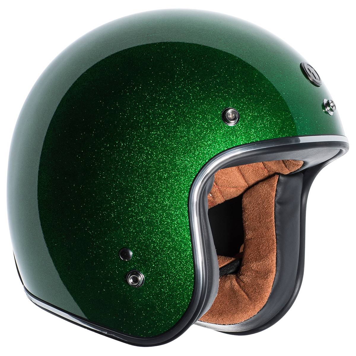 Torc T-50 Retro Open Face Mega Flake Helmet - Picture 11 of 16