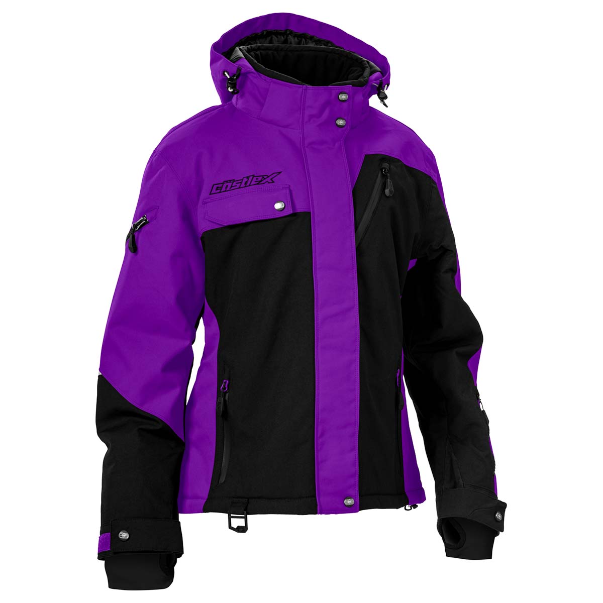 Castle X Women's Powder G3 Snowmobile Jacket w/Fixed 3M Thinsulate - Picture 4 of 13