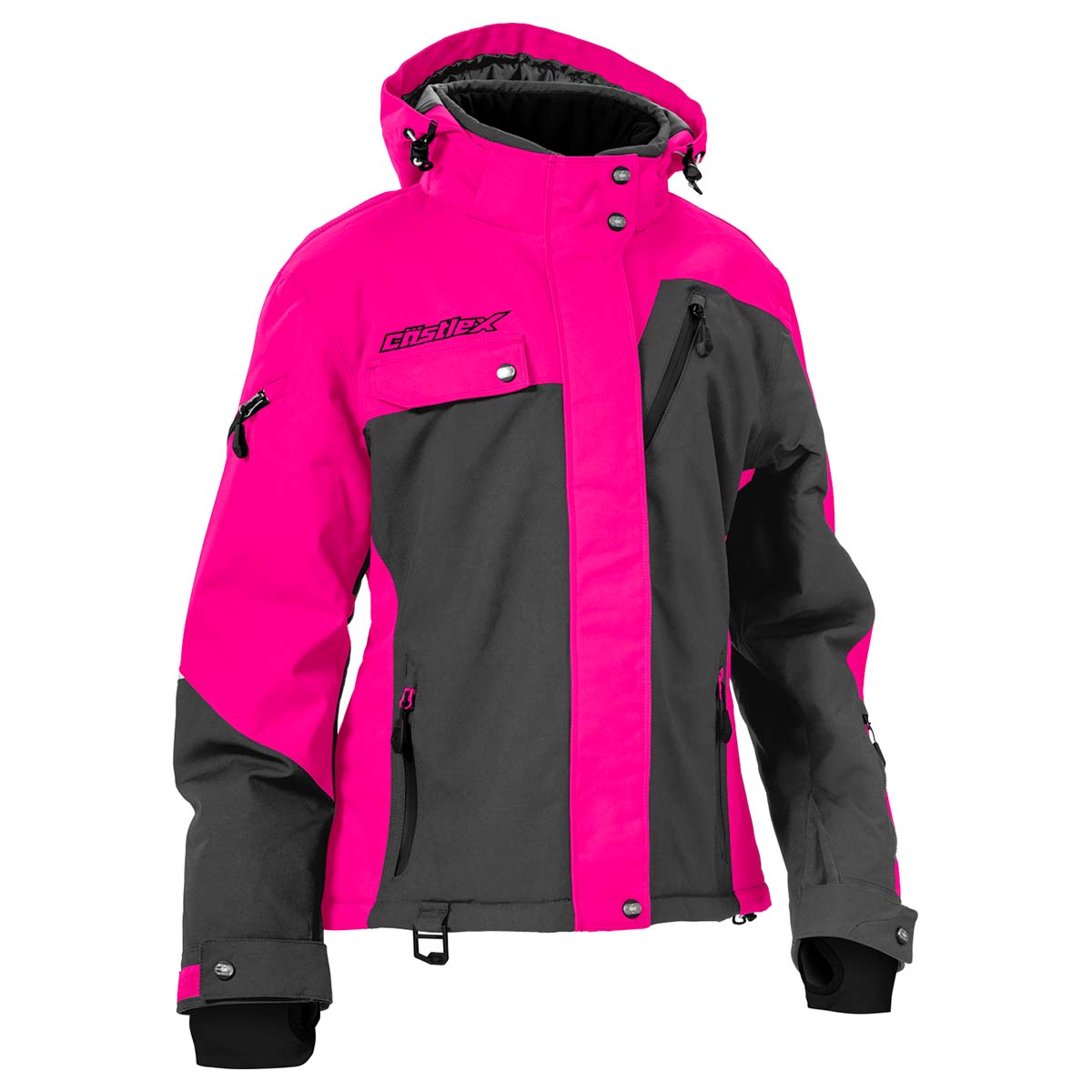 Castle X Women's Powder G3 Snowmobile Jacket w/Fixed 3M Thinsulate - Picture 10 of 13