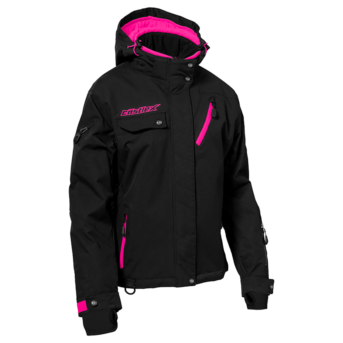 Castle X Women's Powder G3 Snowmobile Jacket w/Fixed 3M Thinsulate - Picture 2 of 13
