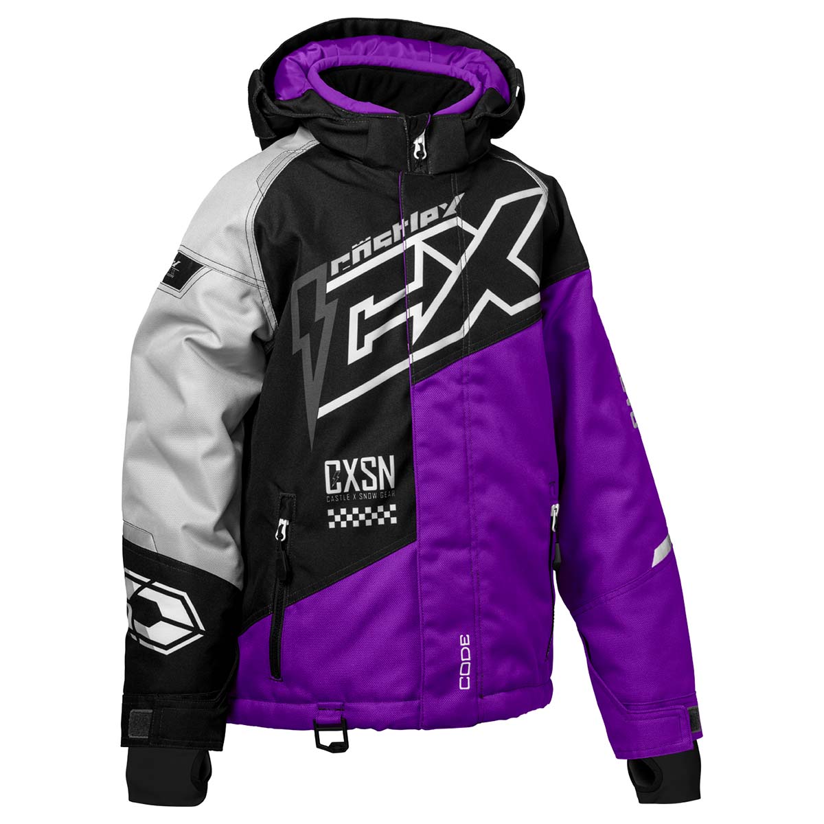 Castle X Youth Code G5 Snowmobile Jacket - Picture 2 of 10