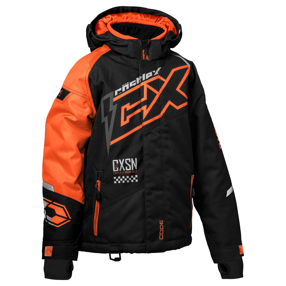 Castle X Youth Code G5 Snowmobile Jacket - Picture 4 of 10