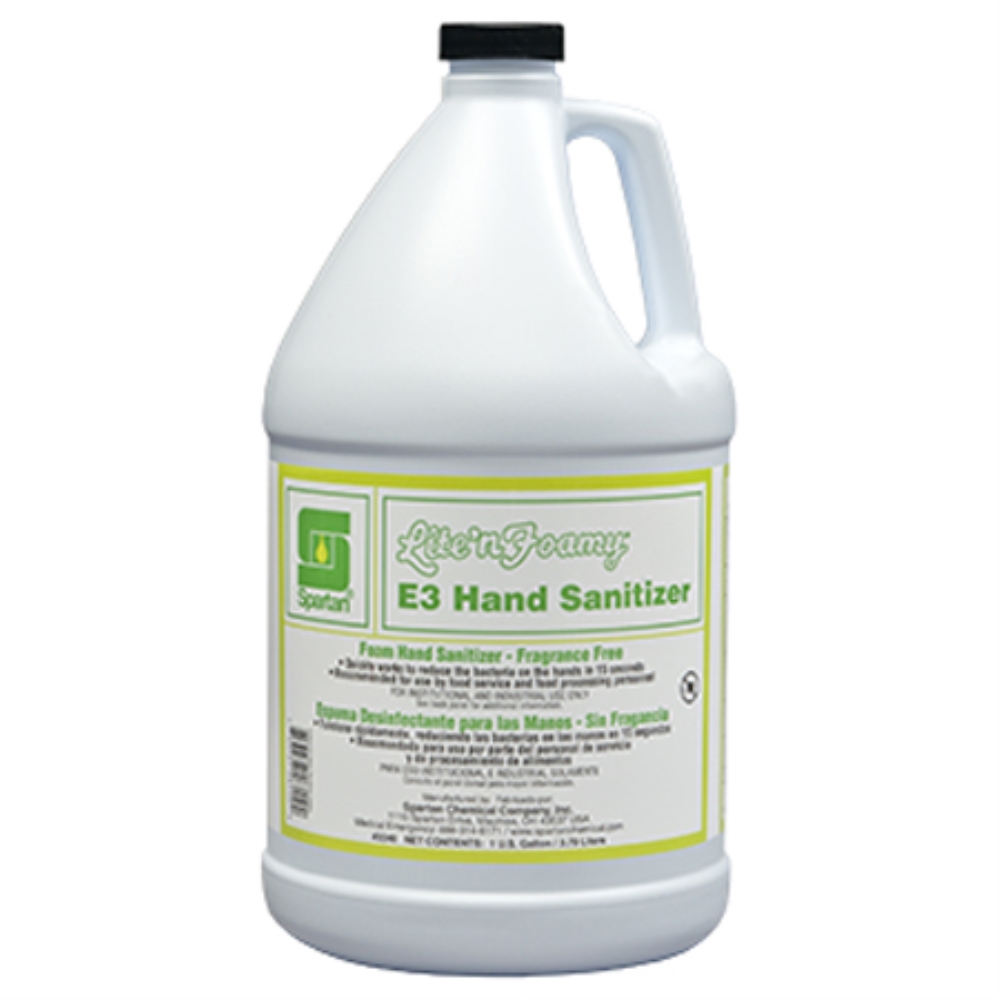lite'n foamy e3 hand sanitizer