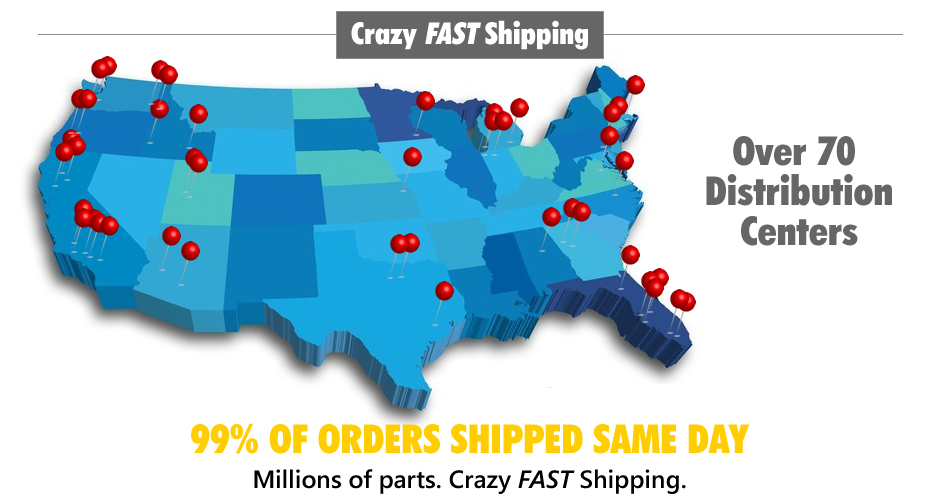 PartsHawk Distribution Centers