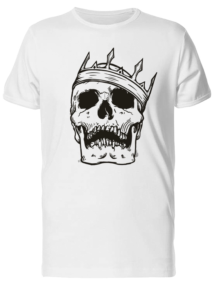 Grunge-King-Skull-Men-039-s-Tee-Image-by-Shutterstock