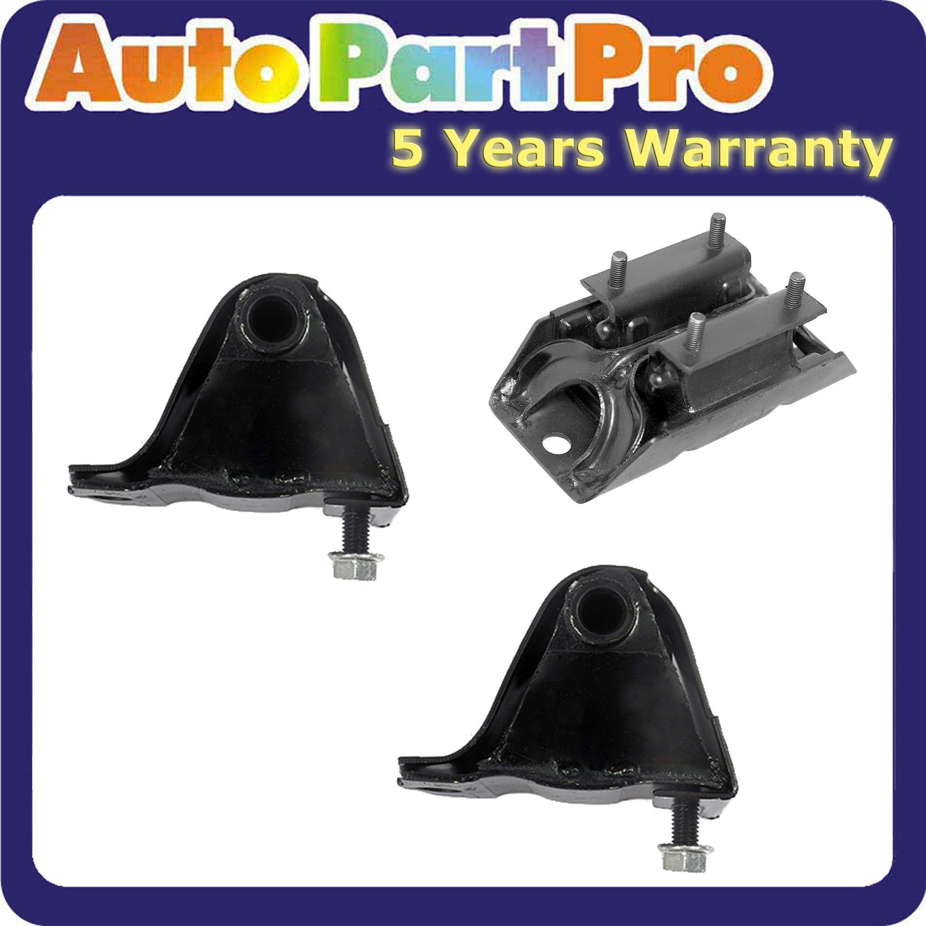 Auto RWD Motor Mounts /& Trans Mount Set 3PCS for 99-04 Jeep Grand Cherokee 4.0L
