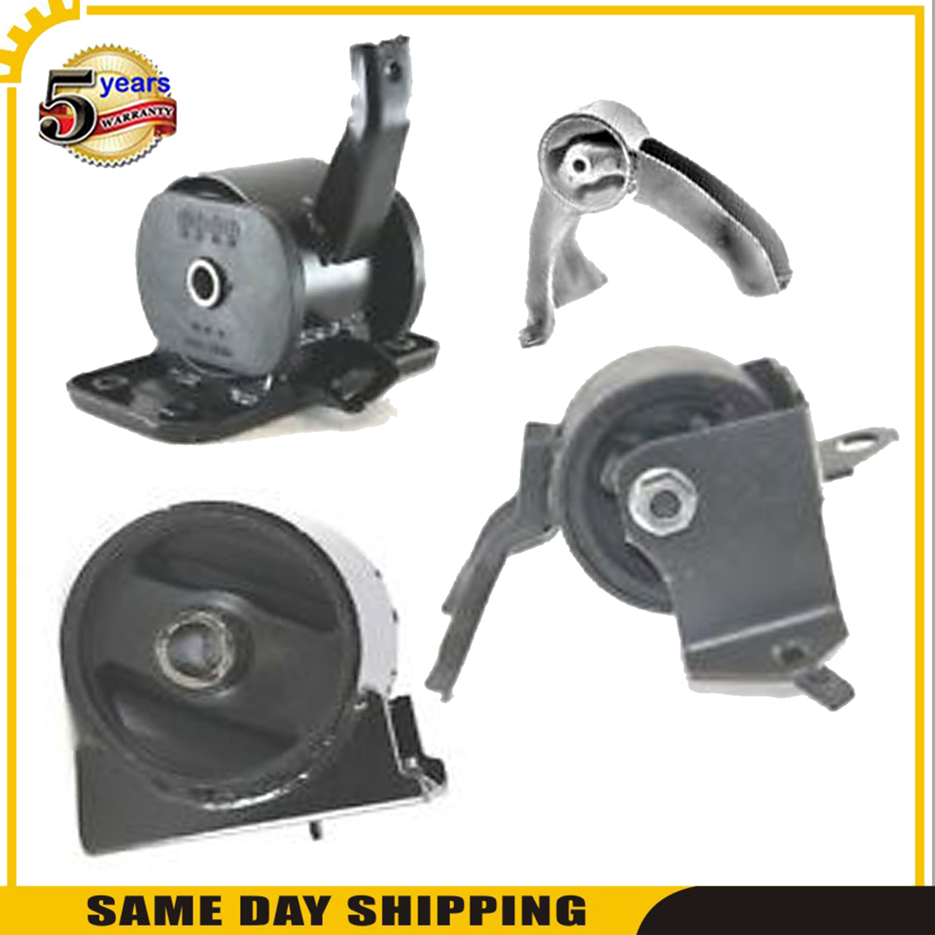 2008-2015 For Set of 4pcs FWD Motor /& Trans Mount Manual Mitsubishi Lancer 2.0L