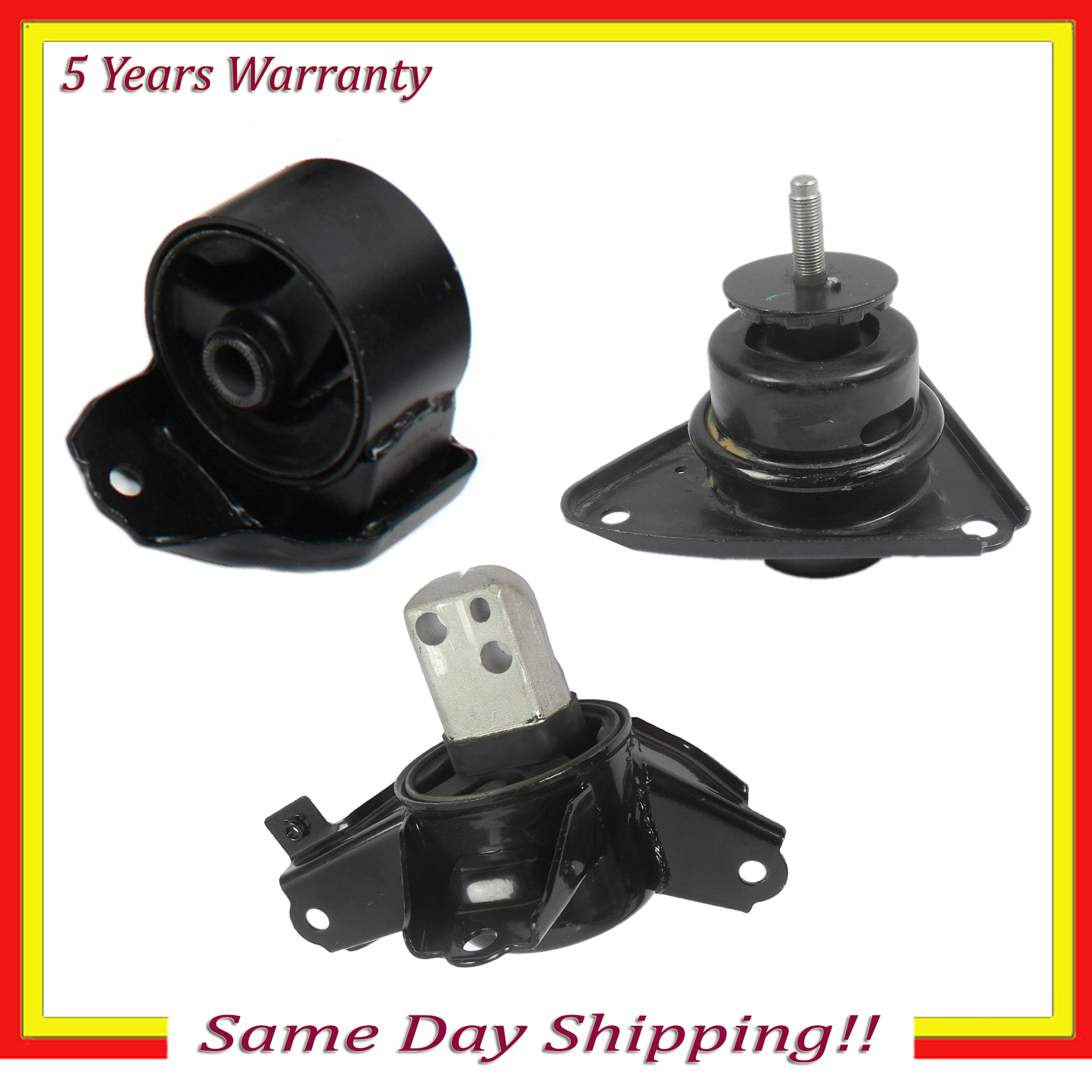 Fits 20072011 Hyundai Elantra 2.0L Engine Motor & Trans. Mount 3PCS Set eBay