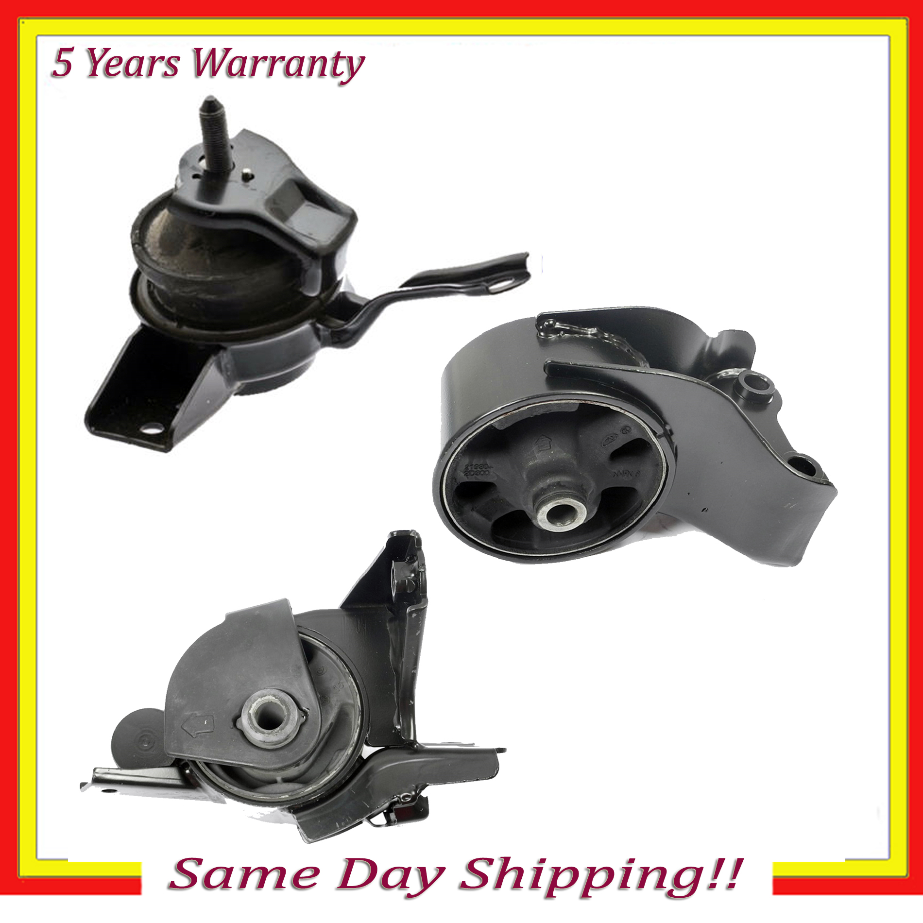 Set 3PCS Engine Motor & Trans Mount Fits 20042005 Hyundai Elantra GT 2.0L FWD eBay