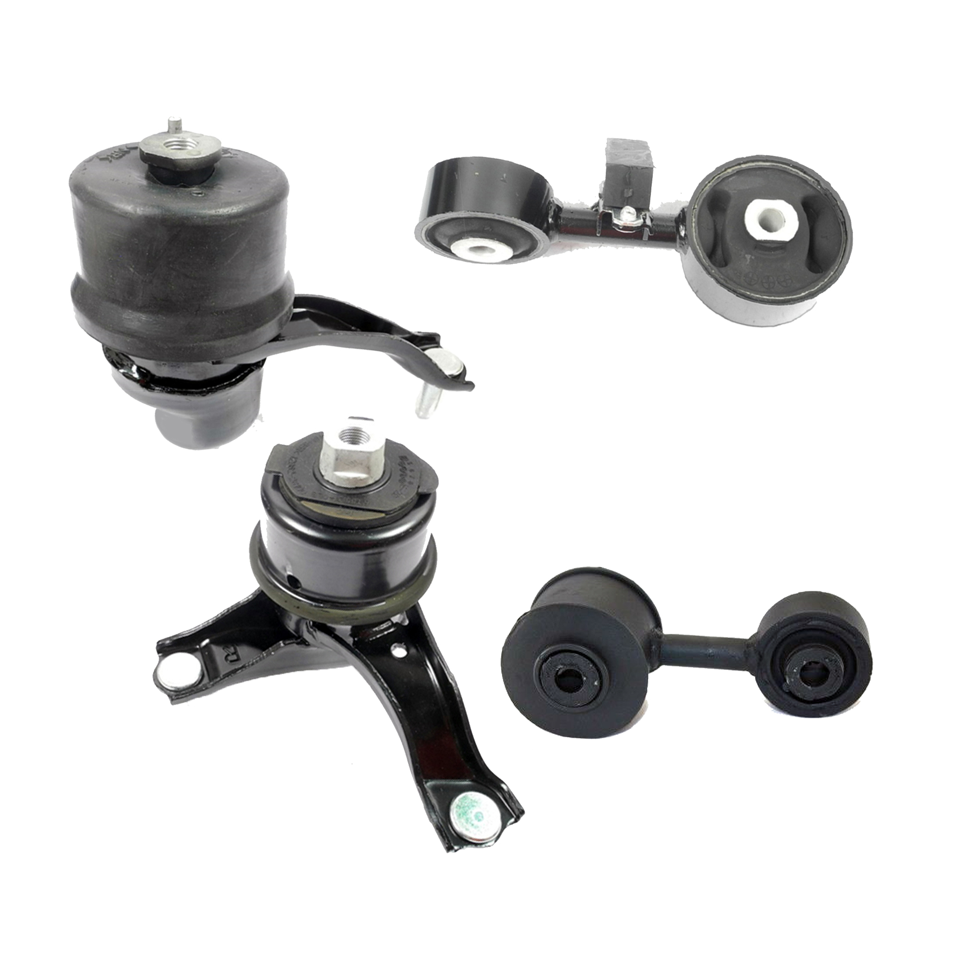 thumbnail image 2 of 4pc Engine & Transmission Mount Set For 2009-2010 Dodge Journey 2.4L/3.5L FWD 2 of 5