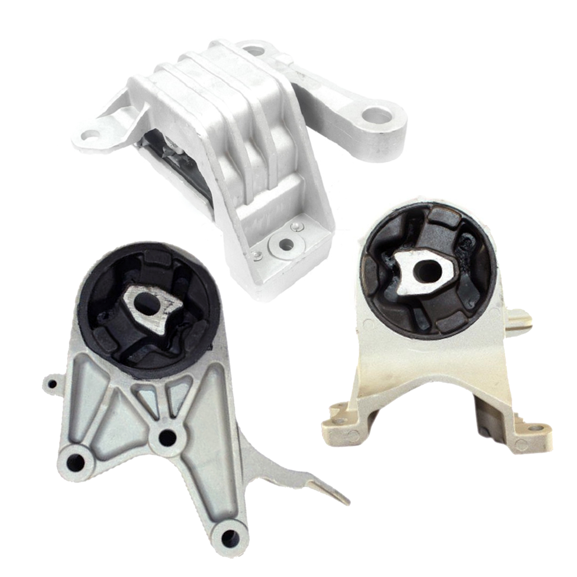 Complete Transmission Mounts Set 3PCS for 2009-2012 Chevrolet Malibu 2.4L 6spd