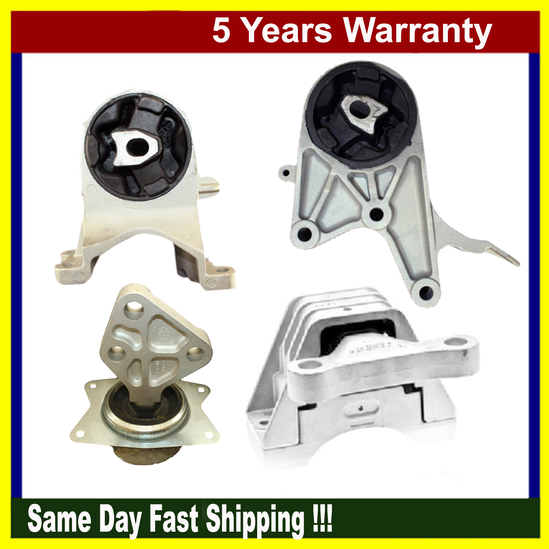 3 Pcs Fits Dodge Journey 2.4L 2011-2016 Engine Motor &amp; Trans Mount Mounting US E