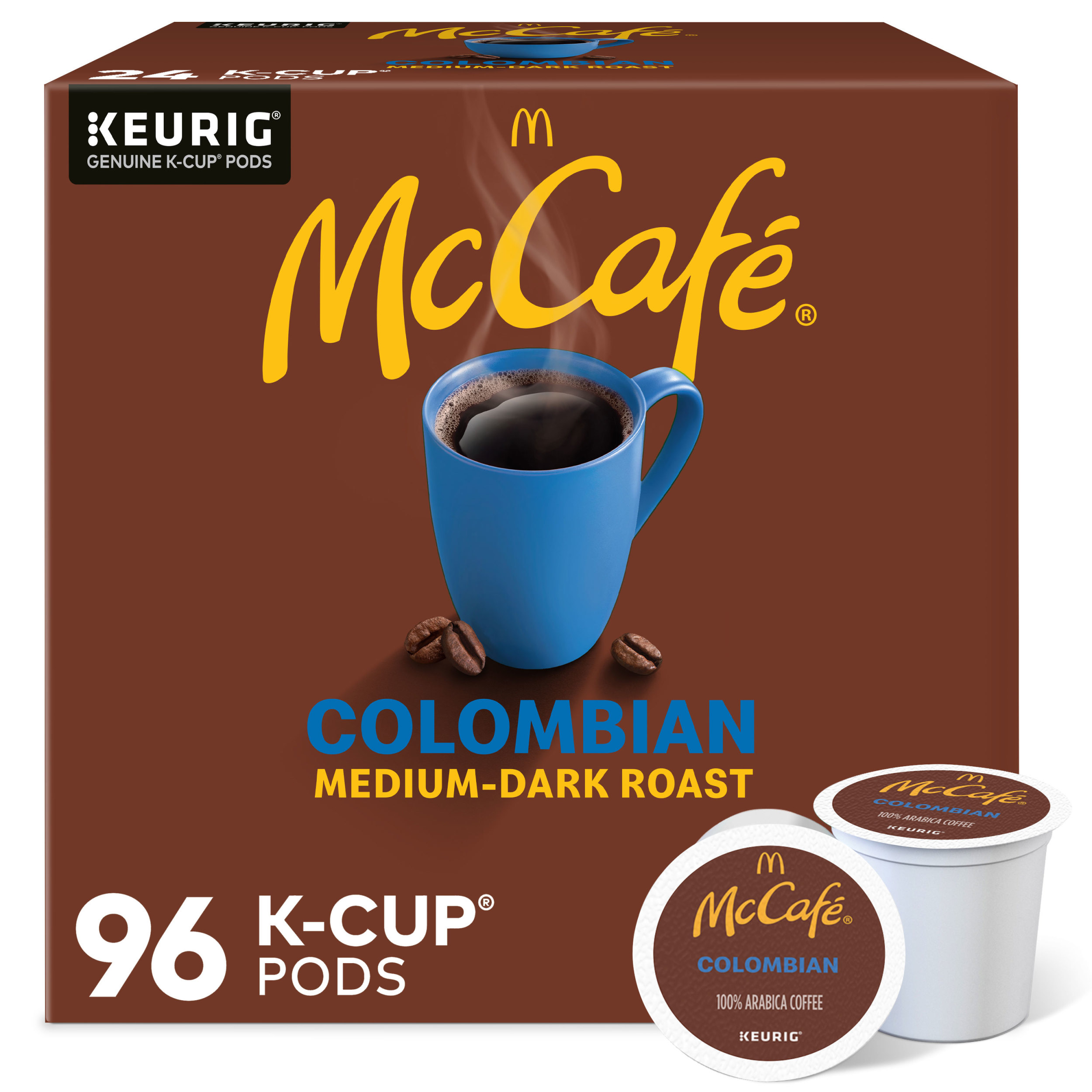 McCafe Mocha Collection, Colombian Coffee, Keurig K-Cup Pods, 96