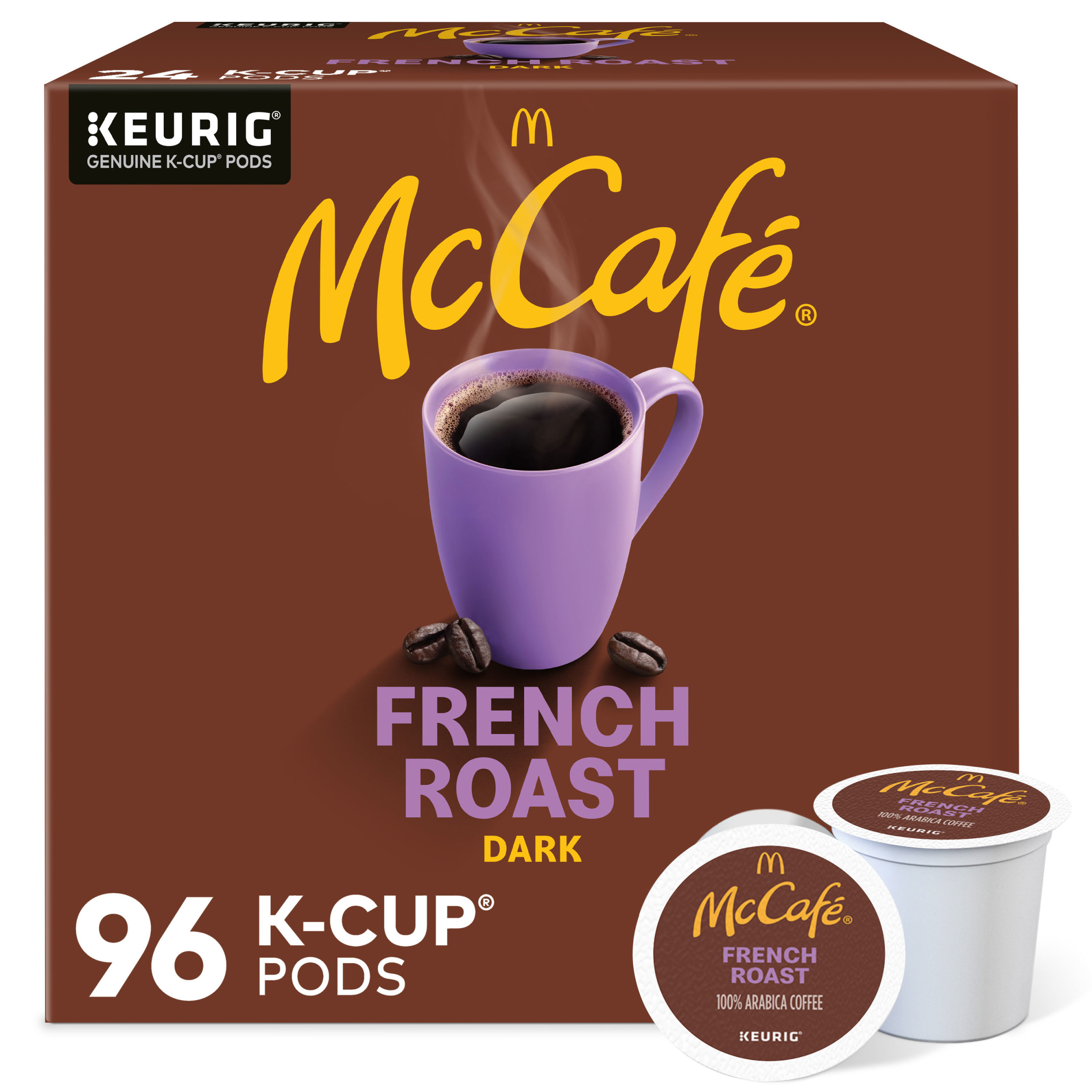 McCafe, French Roast Coffee, Keurig Single Serve K-Cup Pods, 96