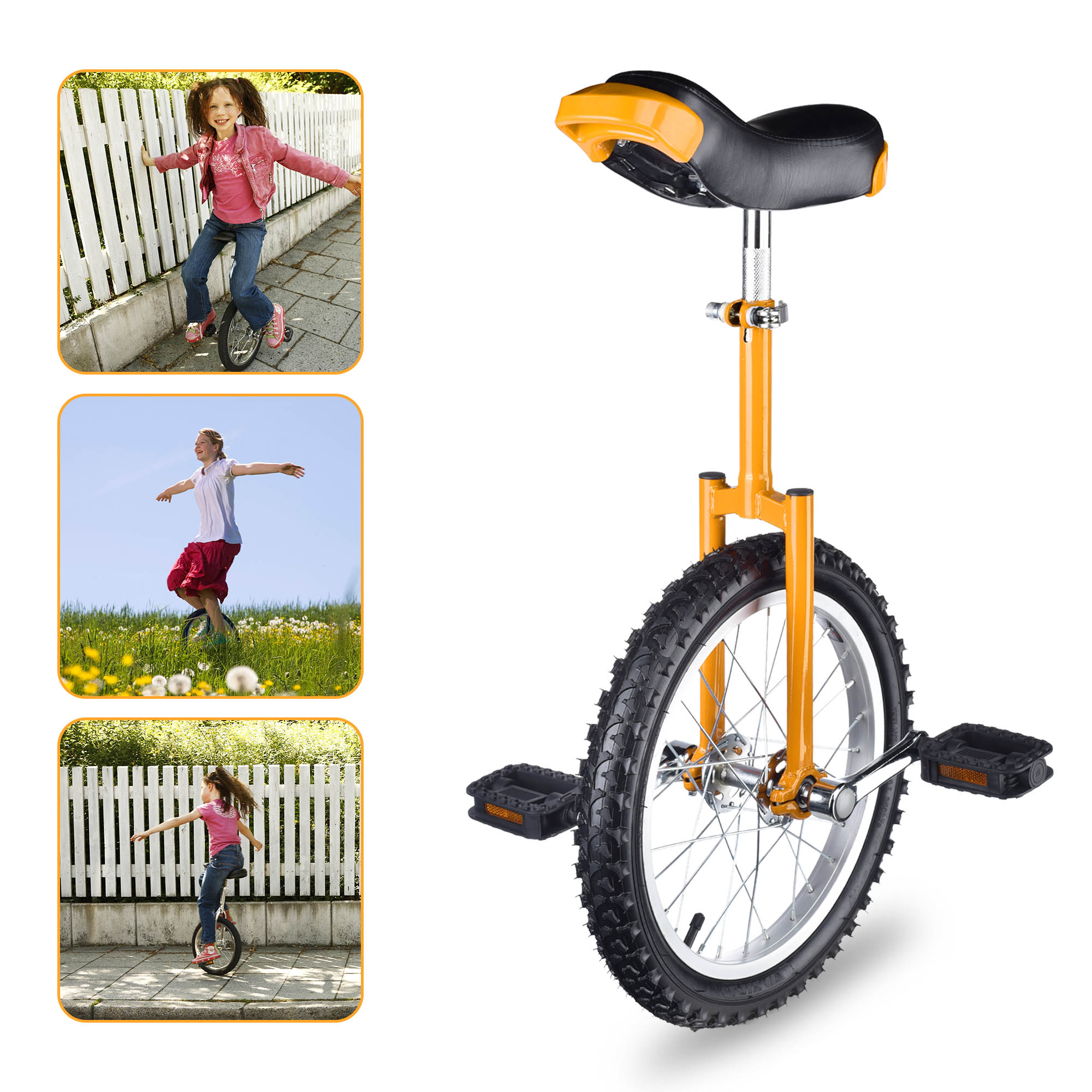Details about 16" Unicycle Wheel Balance Uni Cycle Adjustable Fun Bike Fitness Circus Cycling Details about 16" Unicycle Wheel Balance Uni Cycle Adjustable Fun Bike Fitness Circus Cycling