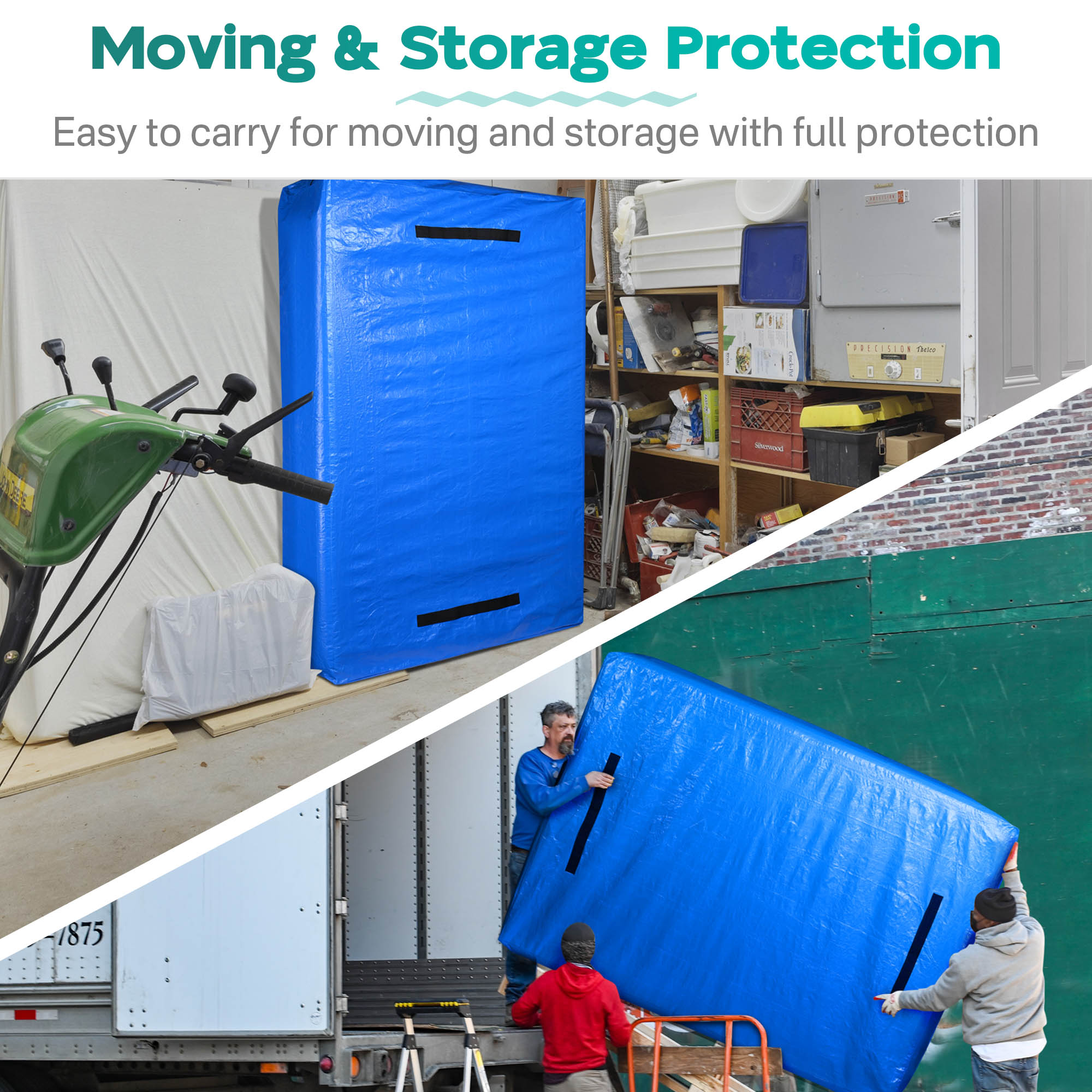 Full XL Size Heavy Duty Mattress Bag Protector for Moving Storage with Zipper - Picture 1 of 5