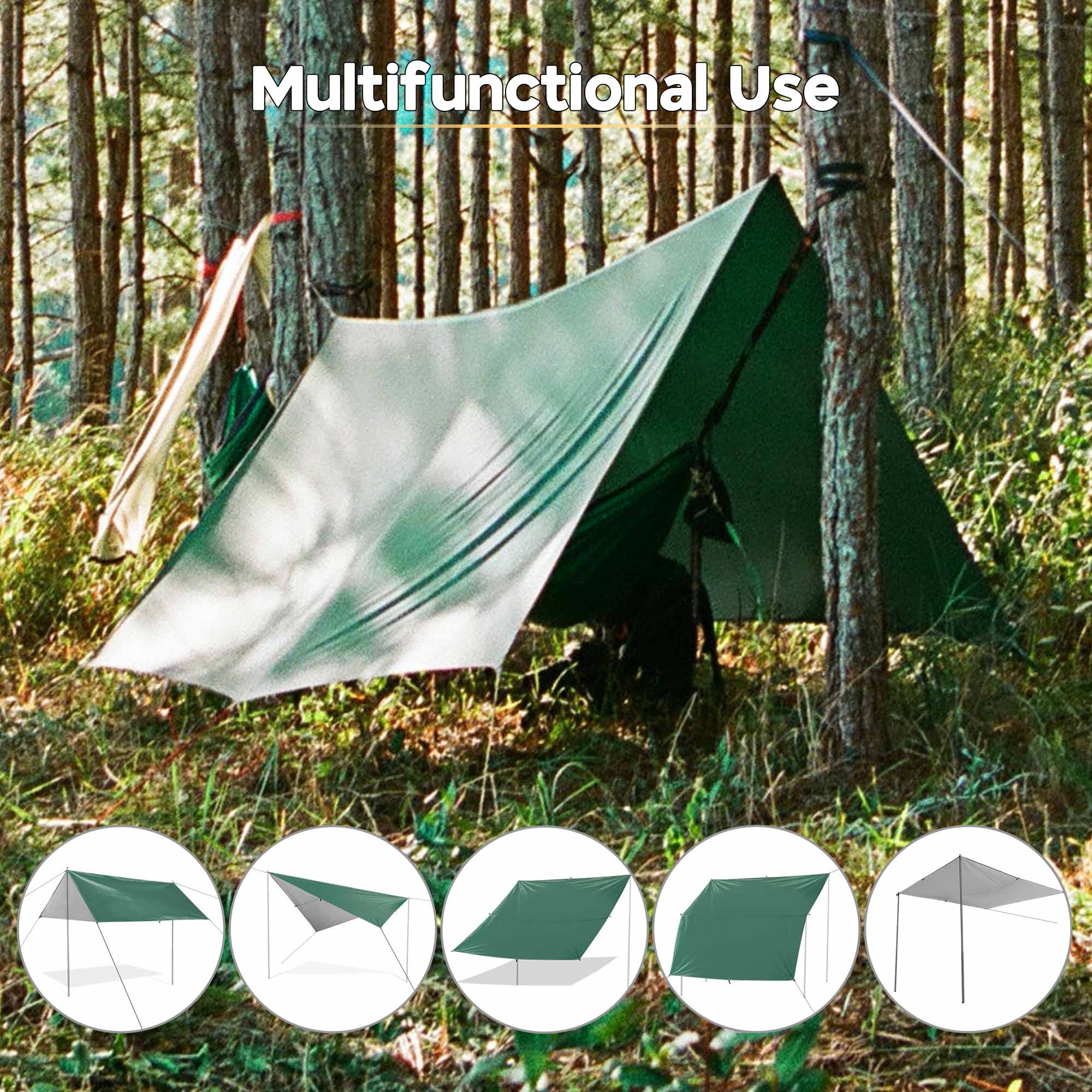 Tenda Telone Apluschoice 10x13ft (3×4m): Il Rifugio Da Zaino Leggero Per Campeggio!