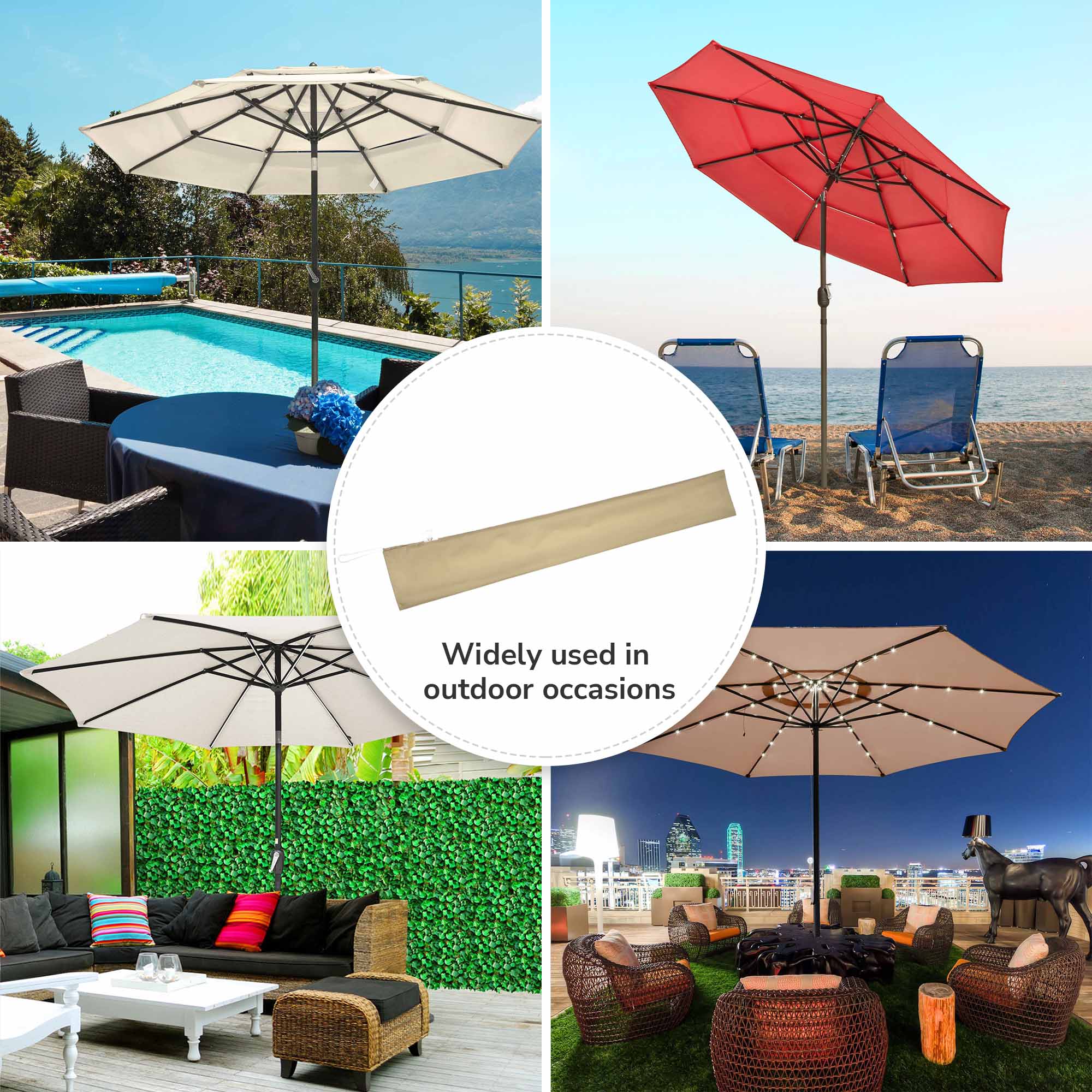 extension pole for patio umbrella Umbrella Pole Extension - 45 Inch Market Umbrellas