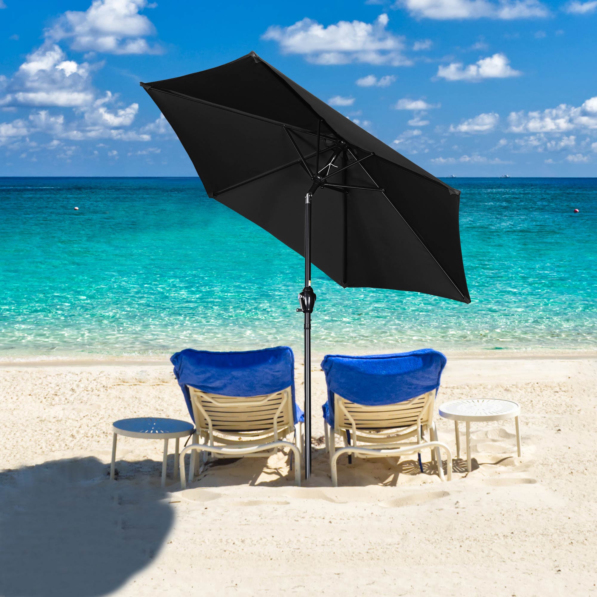 7.5'/9'/10'/13' Outdoor Patio Umbrella Market Yard Garden w/ Crank Tilt Shade | eBay 7.5'/9'/10'/13' Outdoor Patio Umbrella Market Yard Garden w/ Crank Tilt Shade | eBay