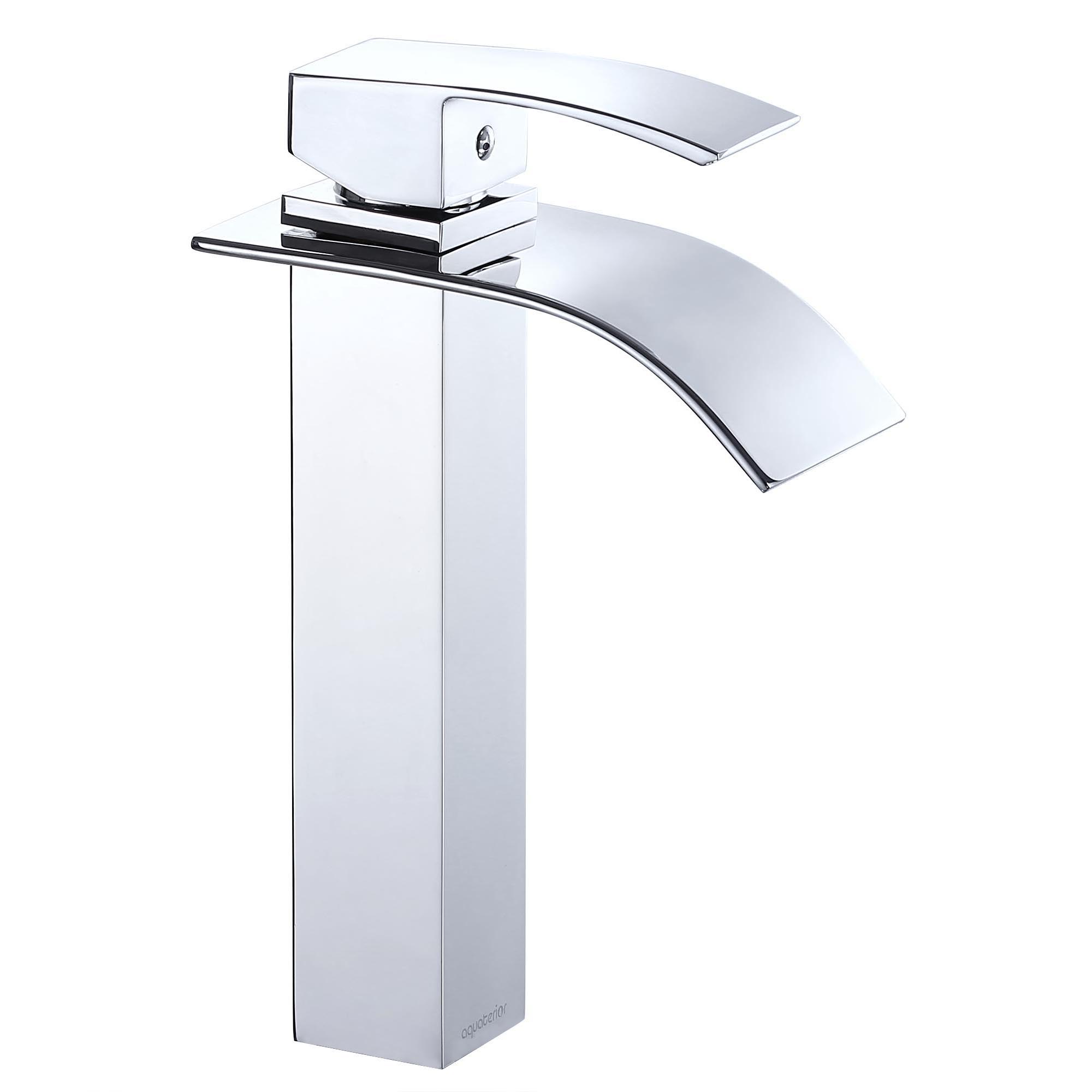 Aquaterior Bathroom Ceramic Countertop Vessel Sink Basin w/ Faucet Pop Up Drain - Picture 68 of 70